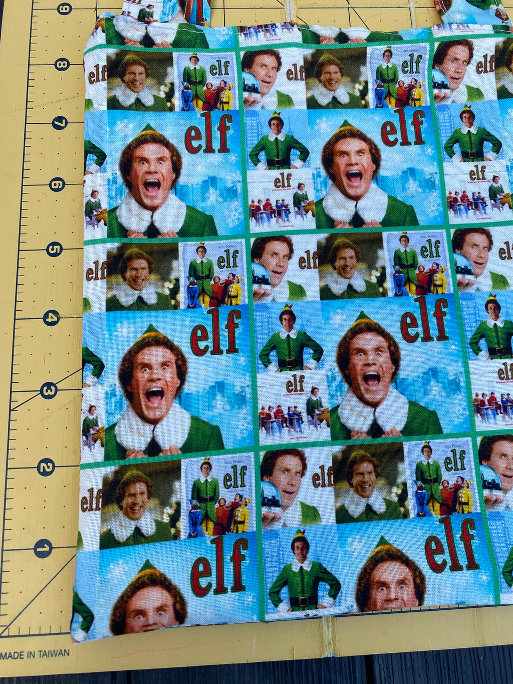 Elf; Christmas Gift Bag; Tote