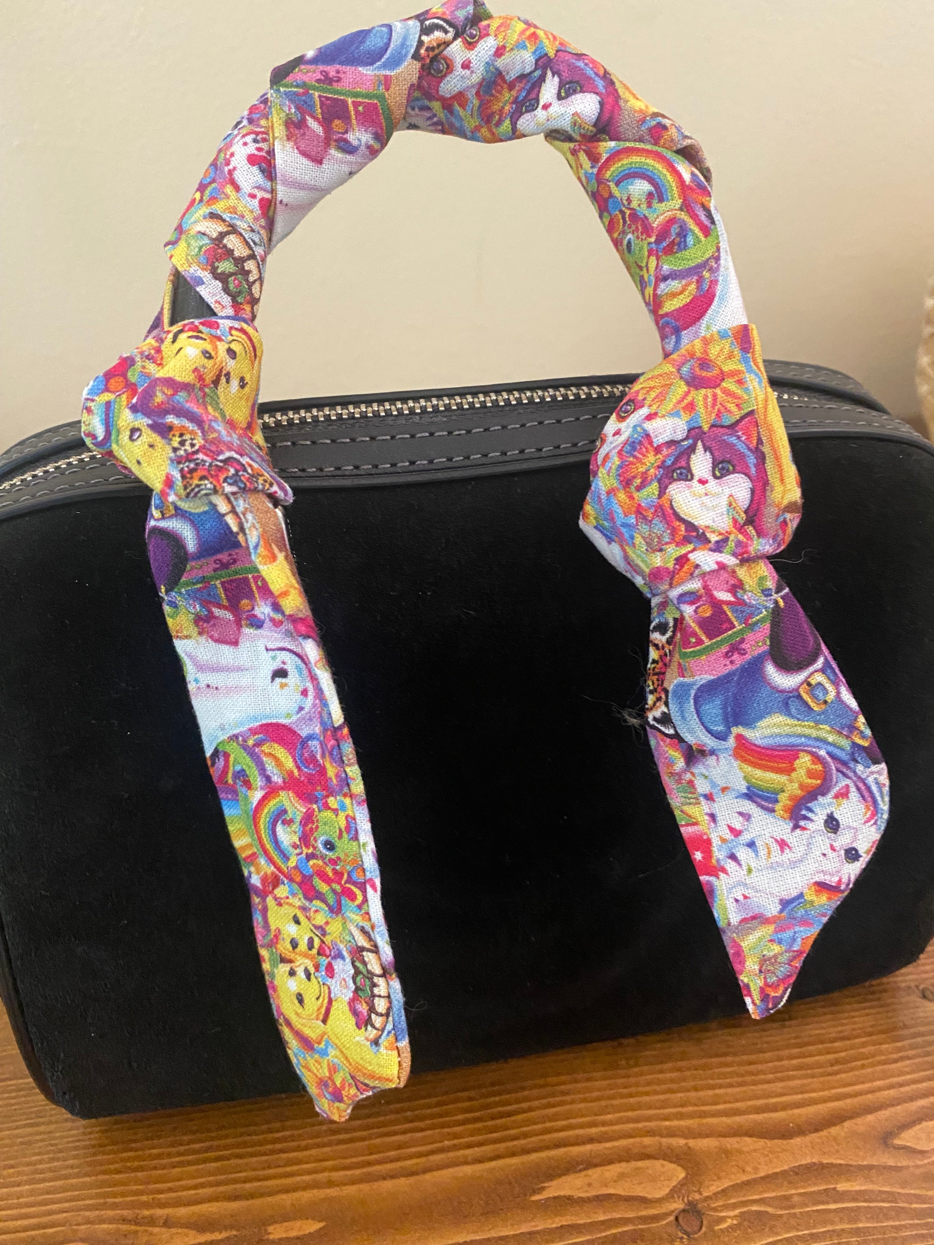 80’s Kids Stationary Handbag/Purse Scarf; GenX Kids Stationary Handbag/Purse Scarf