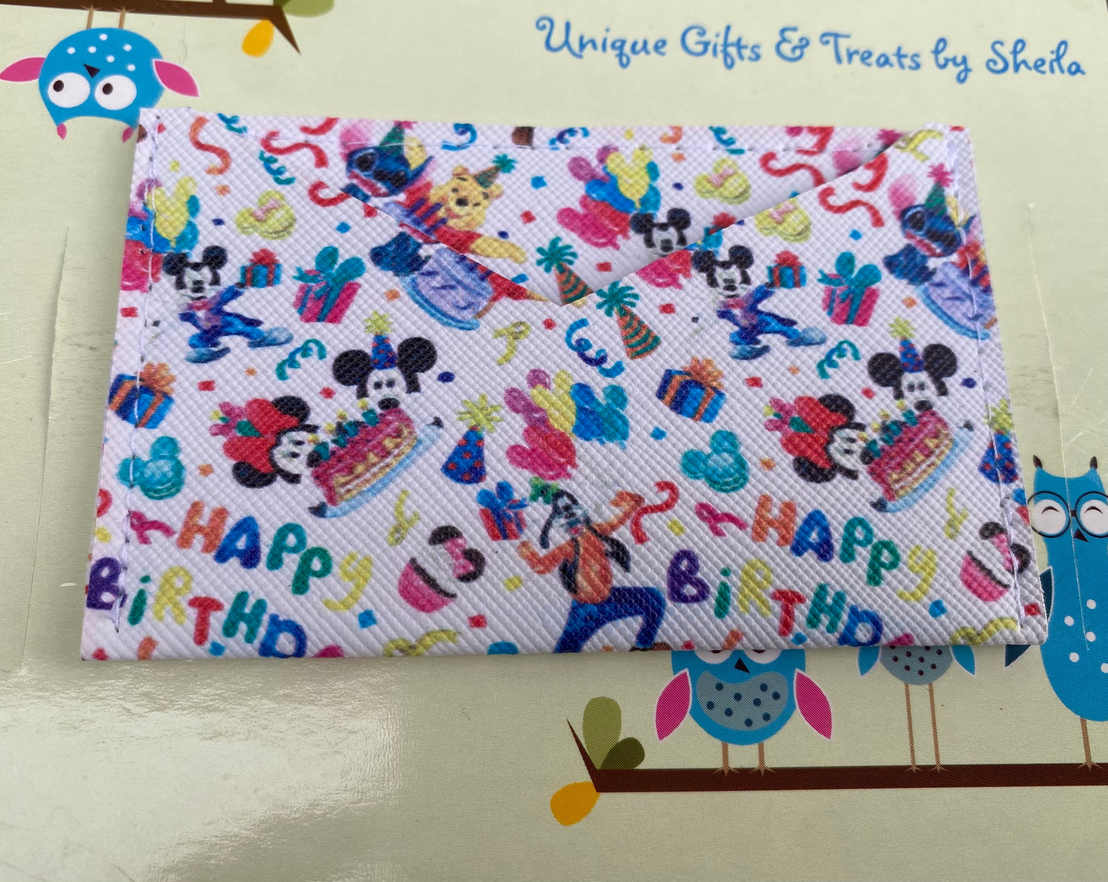 Disney Birthday Gift Card Holder
