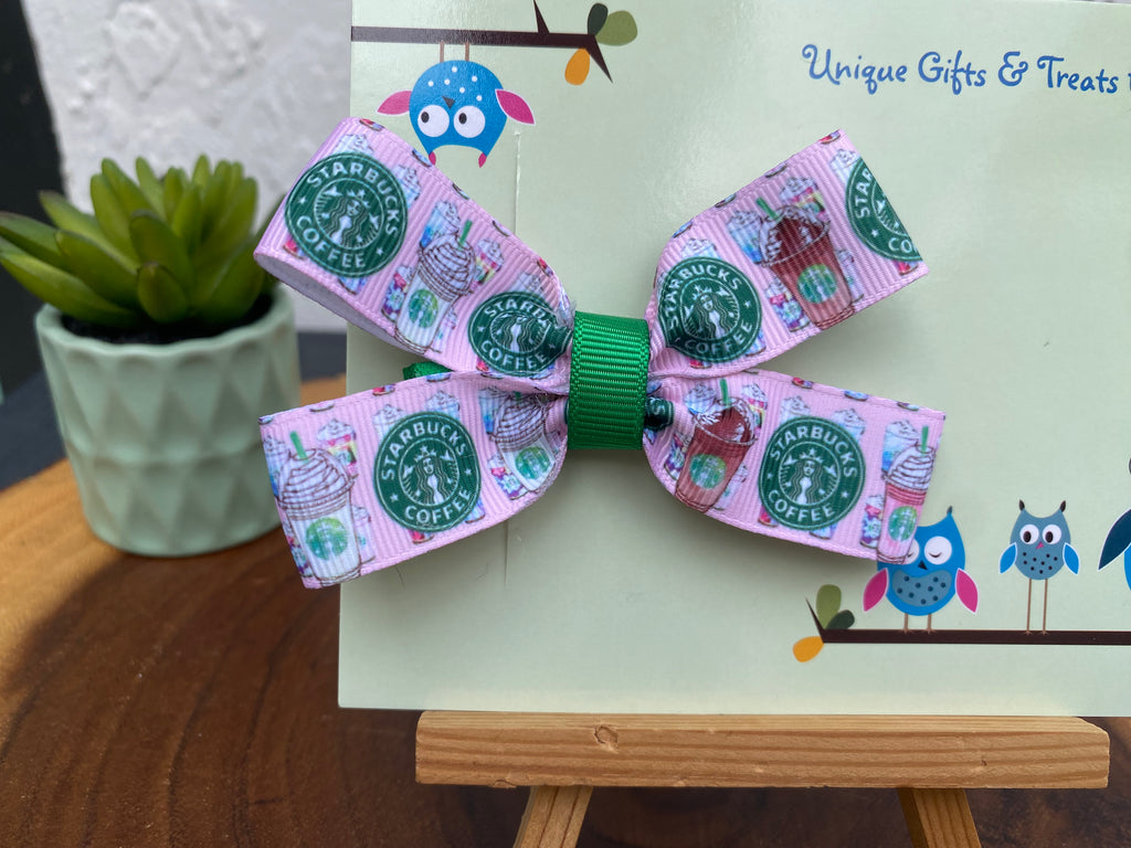 Coffee Shop Hairbow