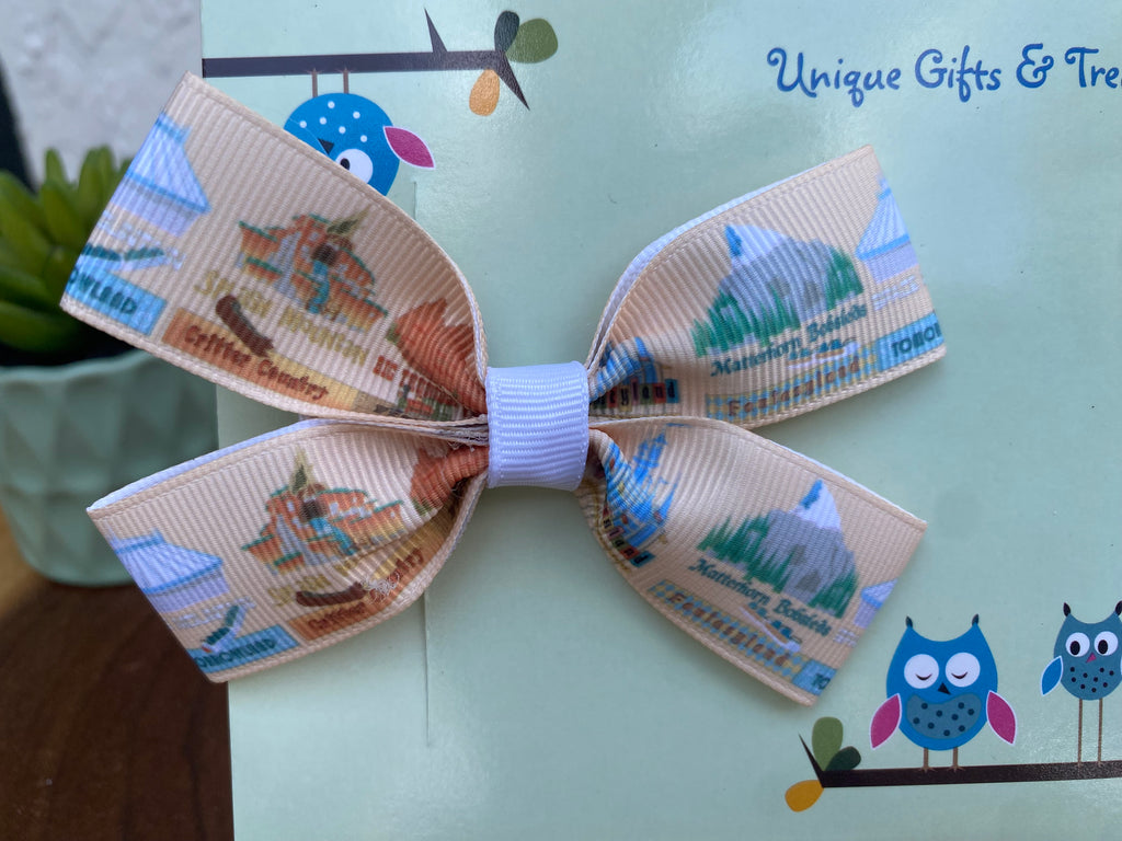 Disney Mountains Hairbow