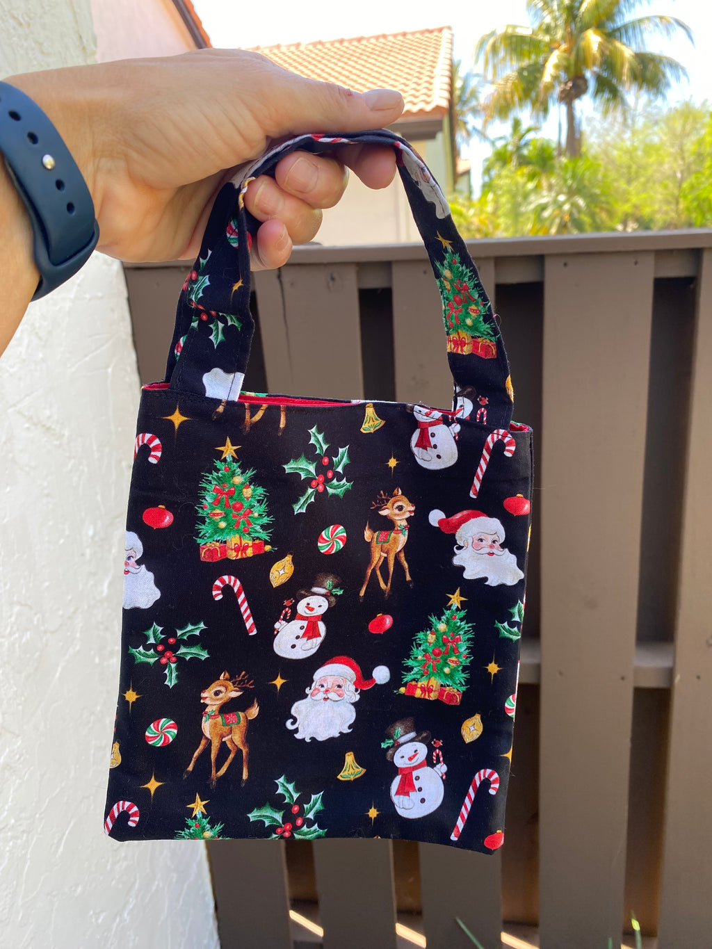 Christmas Gift Bag; Tote