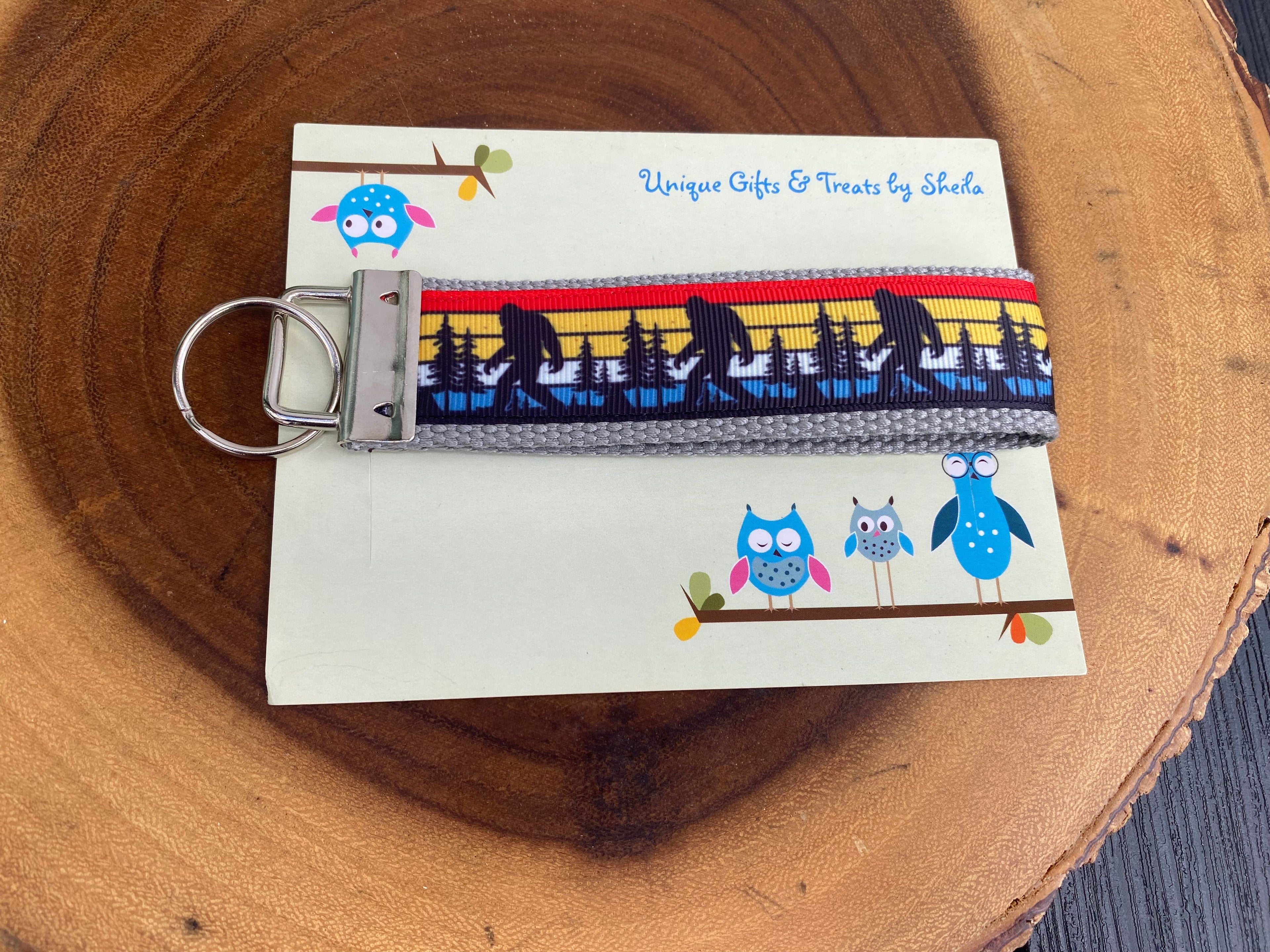 Bigfoot; Sasquatch Keychain; Keyfob