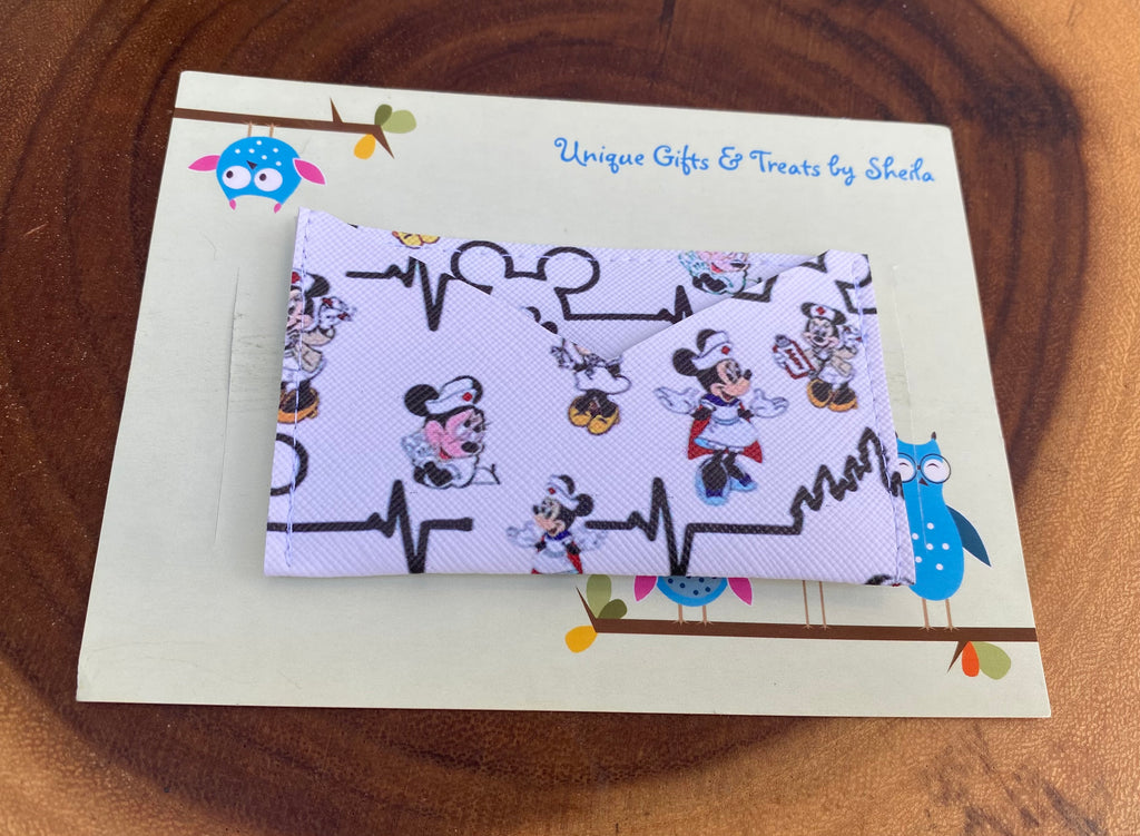 Nurse Minnie Mouse Gift Card Holder