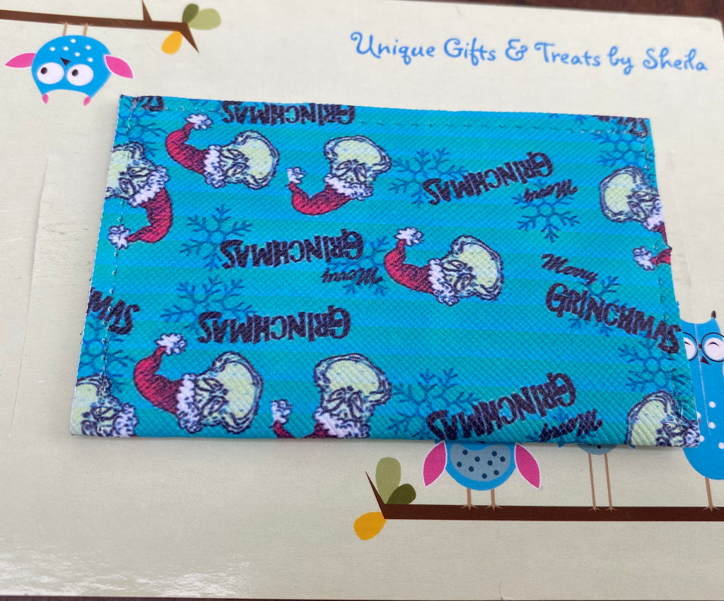 Green Christmas Monster Gift Card Holder