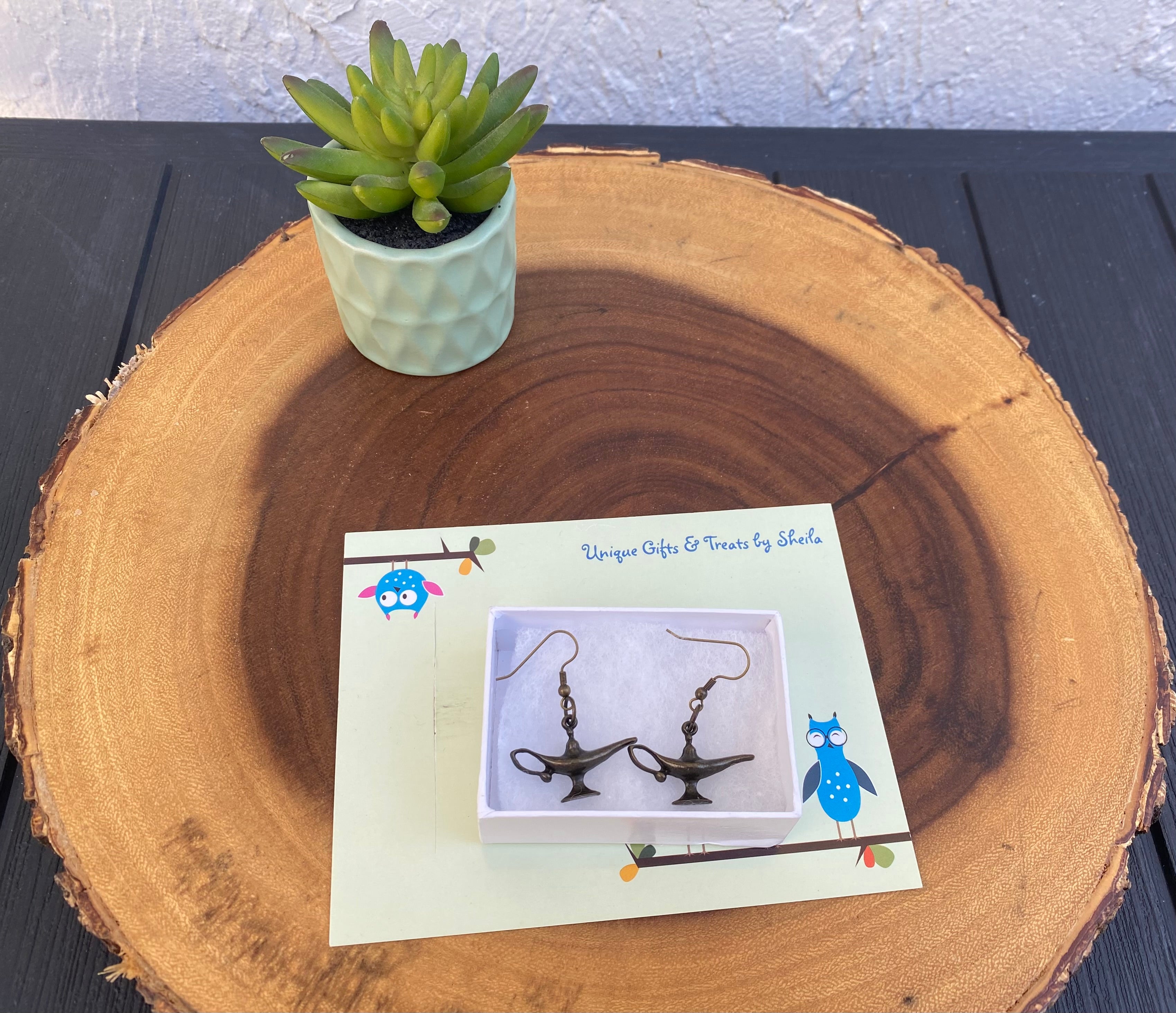 Genie Lamp Earrings