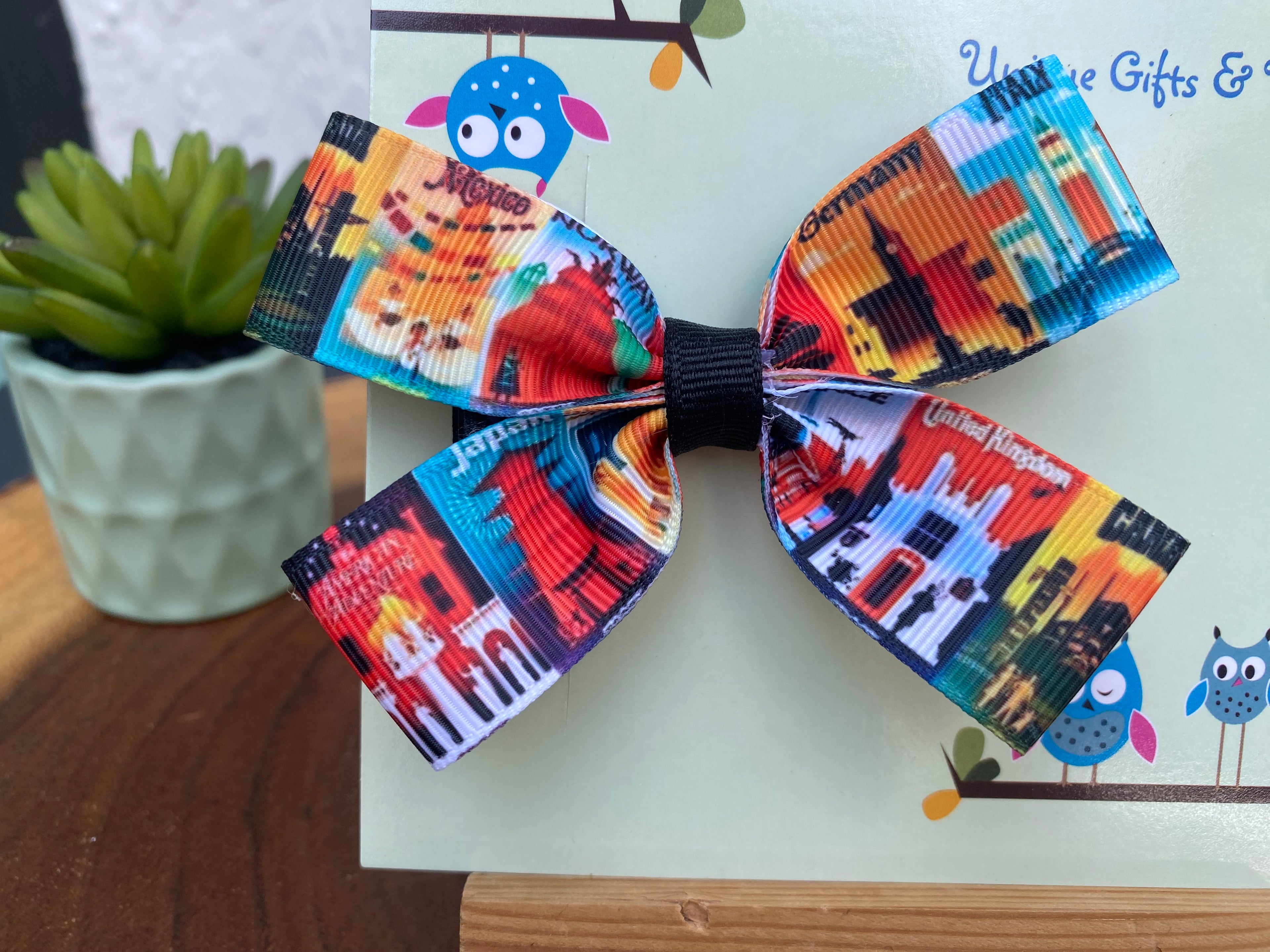 Epcot; Countries Hairbow