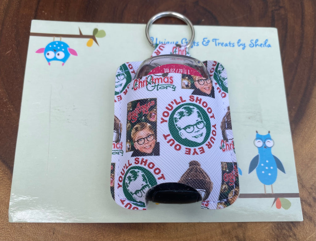 Classic Christmas Movie Hand Sanitizer Holder