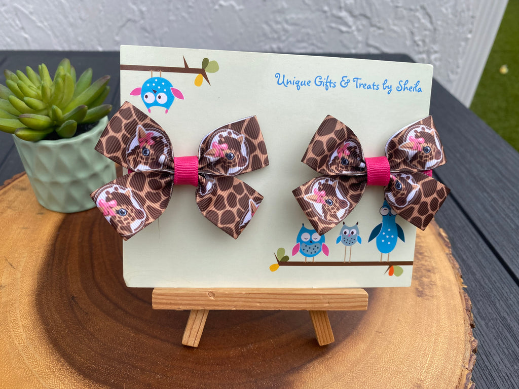 Giraffe Hairbows