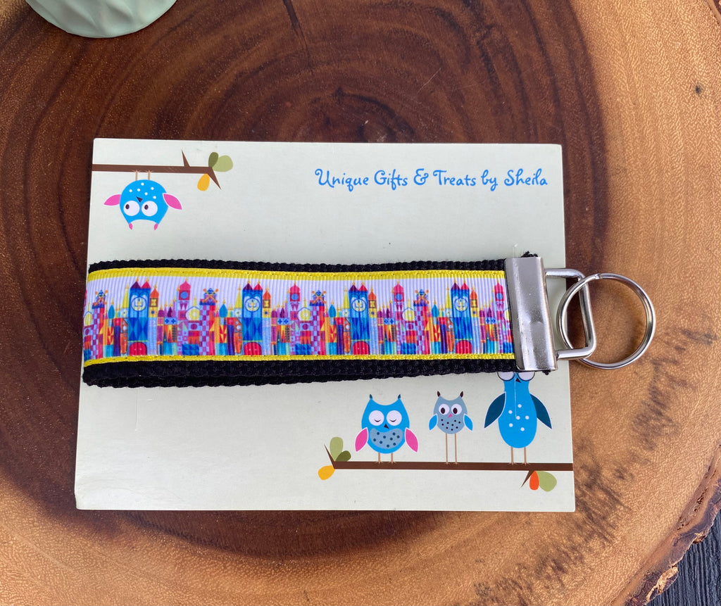 Small World Keychain; Keyfob