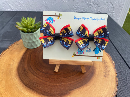 Big Foot Hairbows; Sasquatch Hairbows