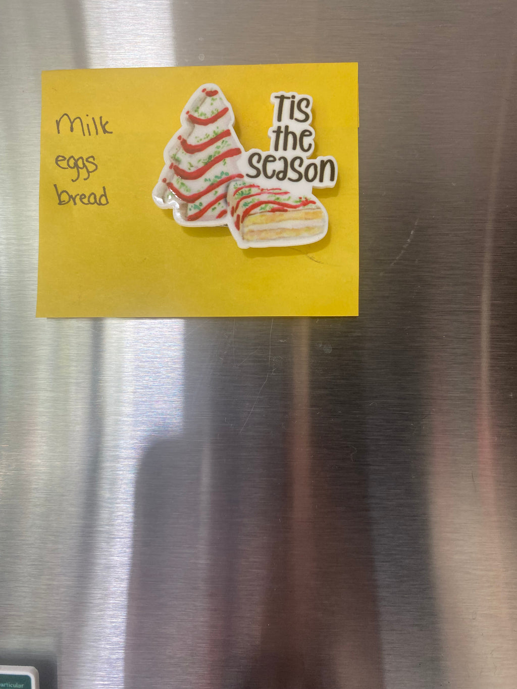 Christmas Magnets; Tis The Season; Believe Magnets