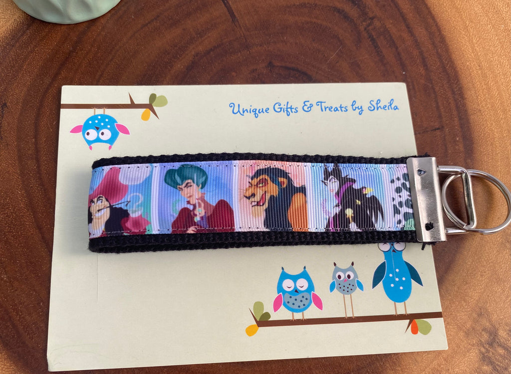 Disney Villains Keychain; Keyfob