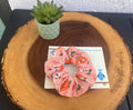 Orange Bird Scrunchie