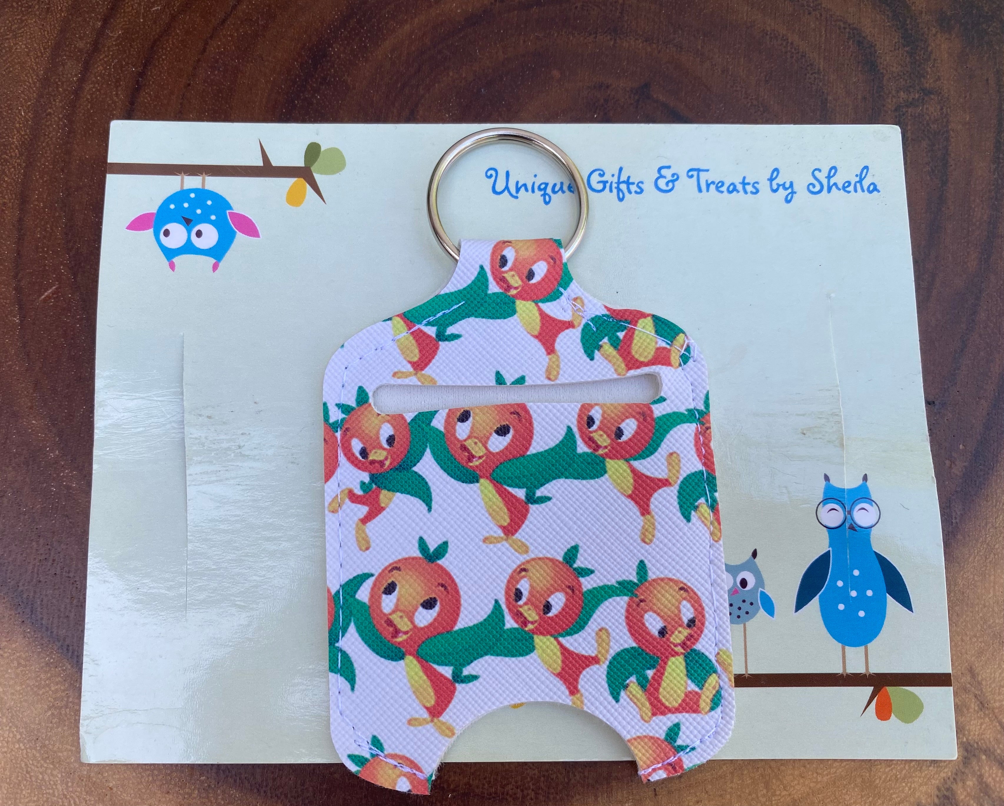 Orange Bird Hand Sanitizer Holder