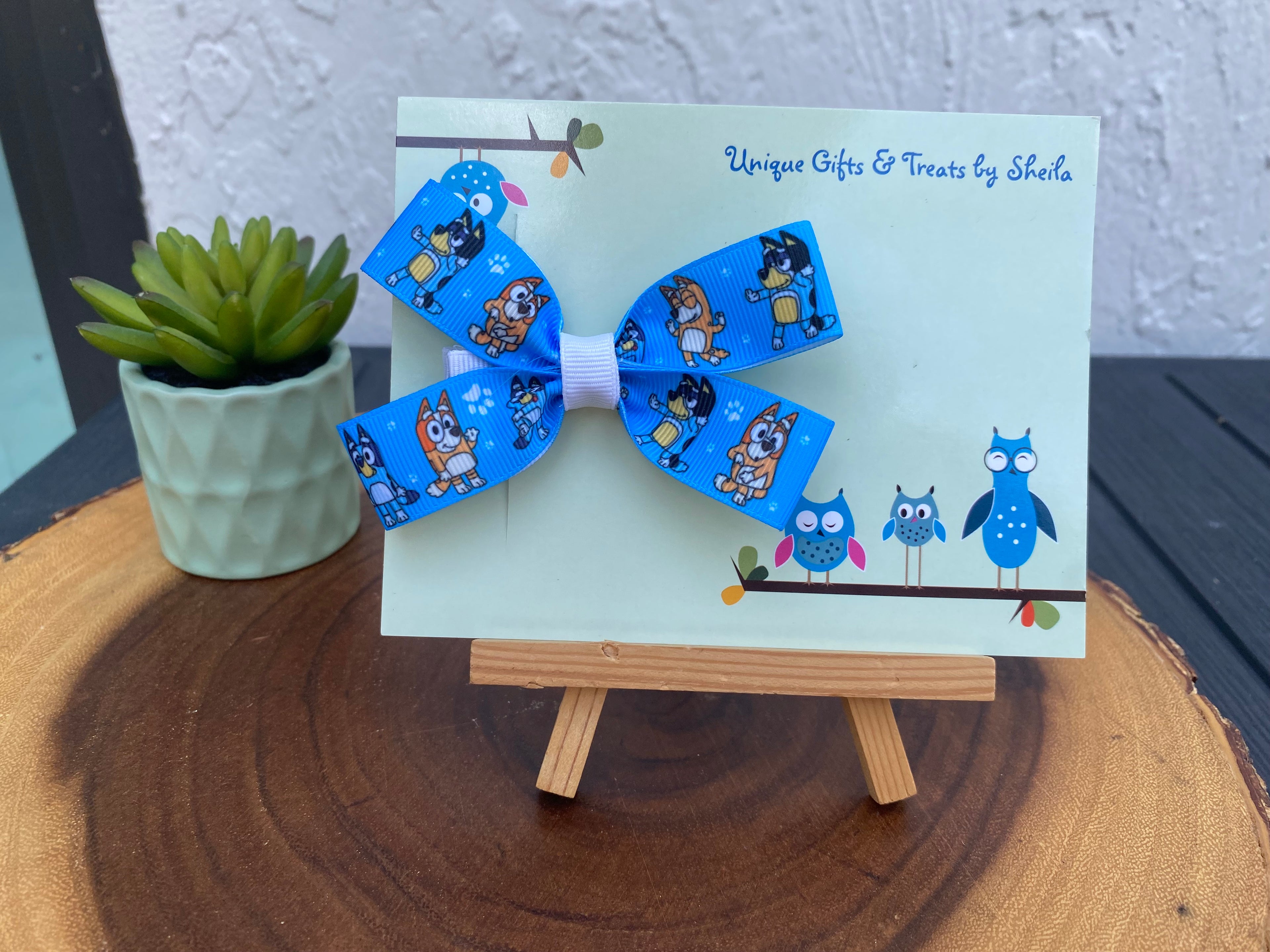 Blue Heeler Dog Hairbow