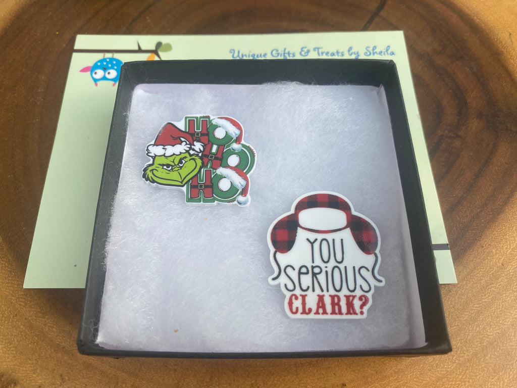 Christmas Movies Magnets; Green Christmas Monster Magnet; Christmas Vacation Magnet