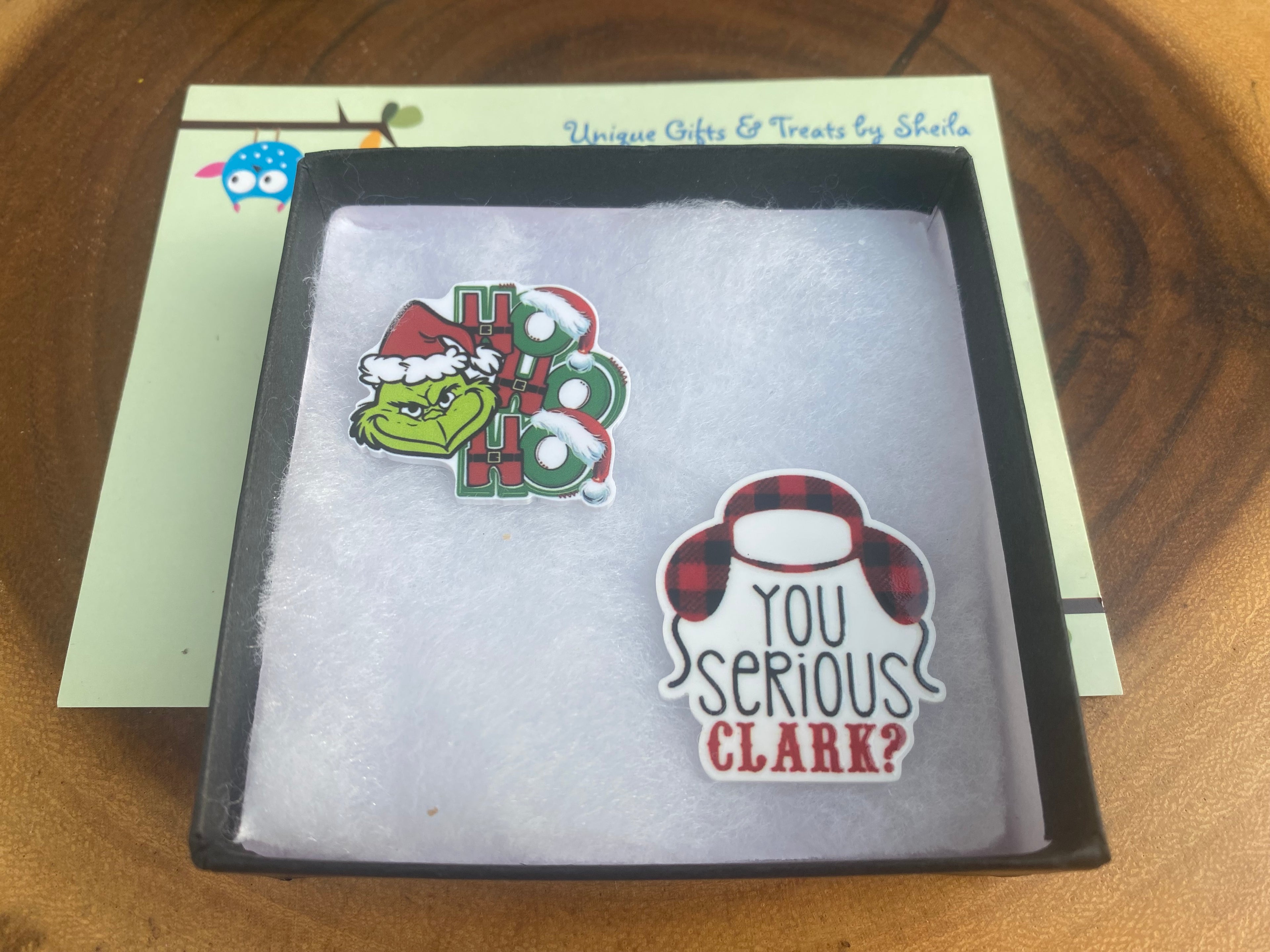 Christmas Movies Magnets; Green Christmas Monster Magnet; Christmas Vacation Magnet