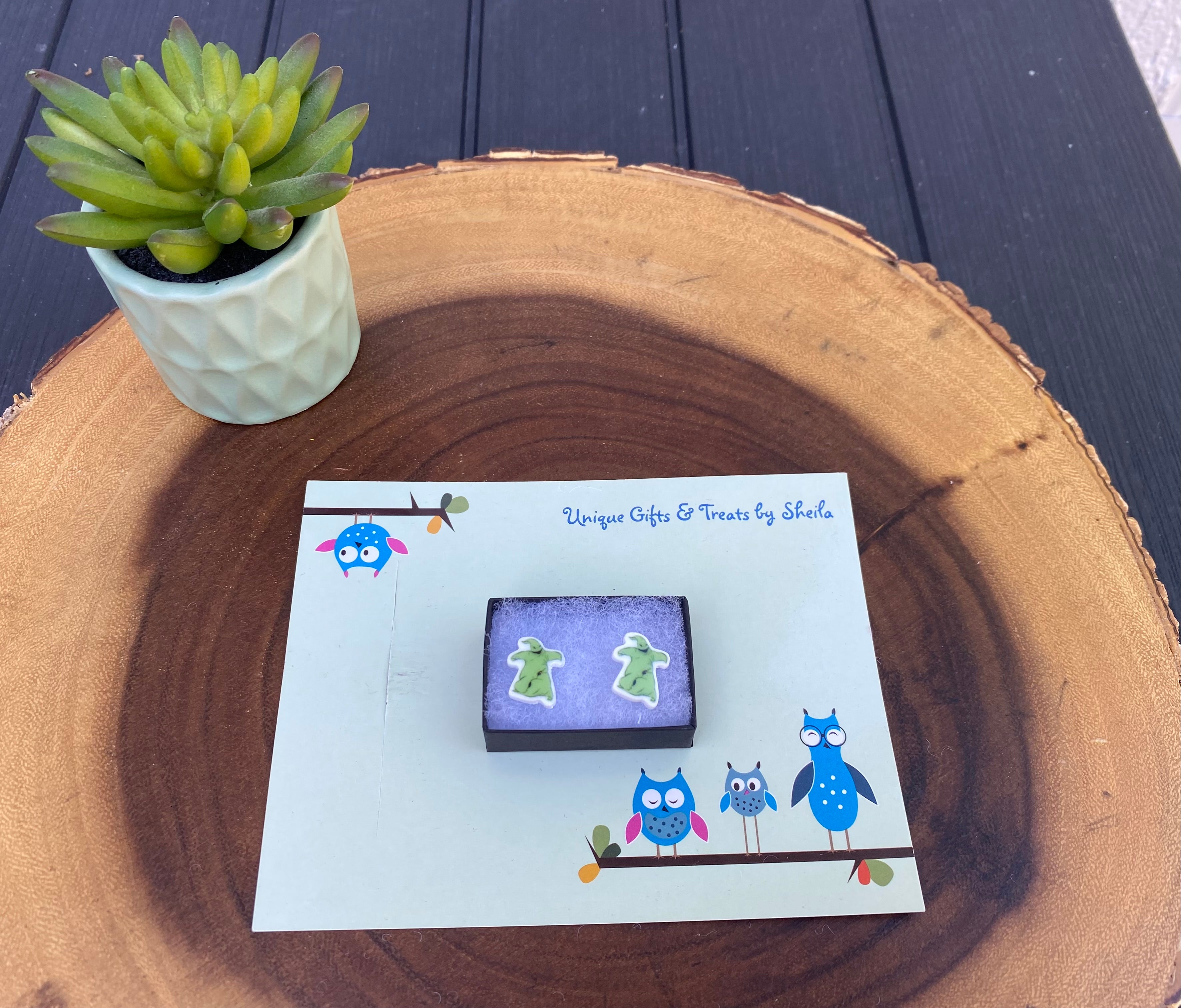 Nightmare Before Christmas; Oogie Boogie Earrings