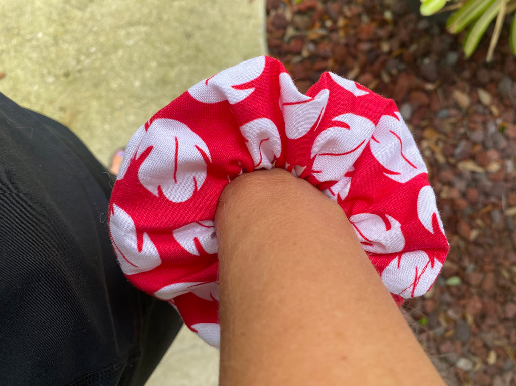 Lilo and Stitch; Hawaiian Dress Print Scrunchie