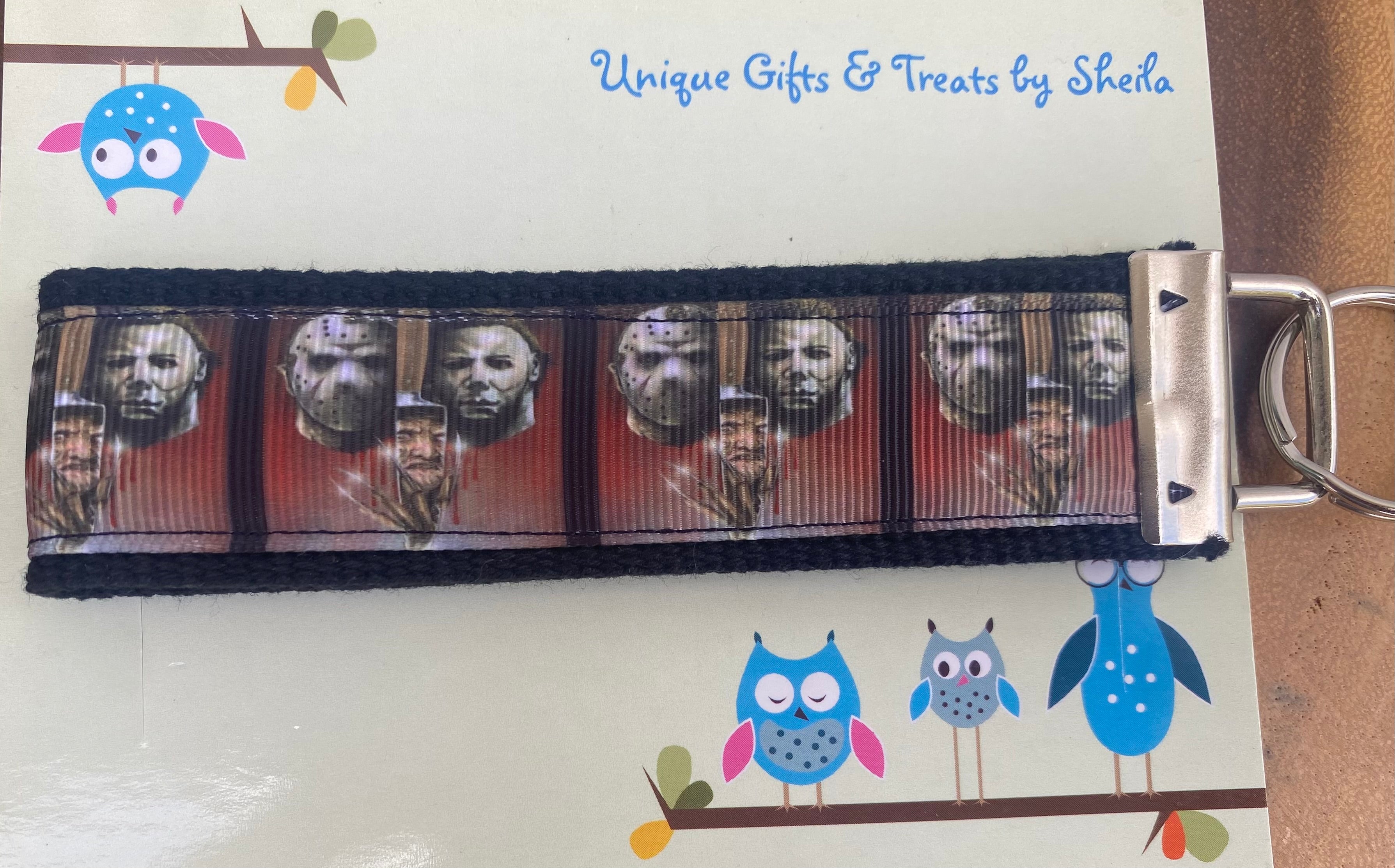 Halloween; Scary Movie; Jason, Michael, Freddy Keychain; Keyfob