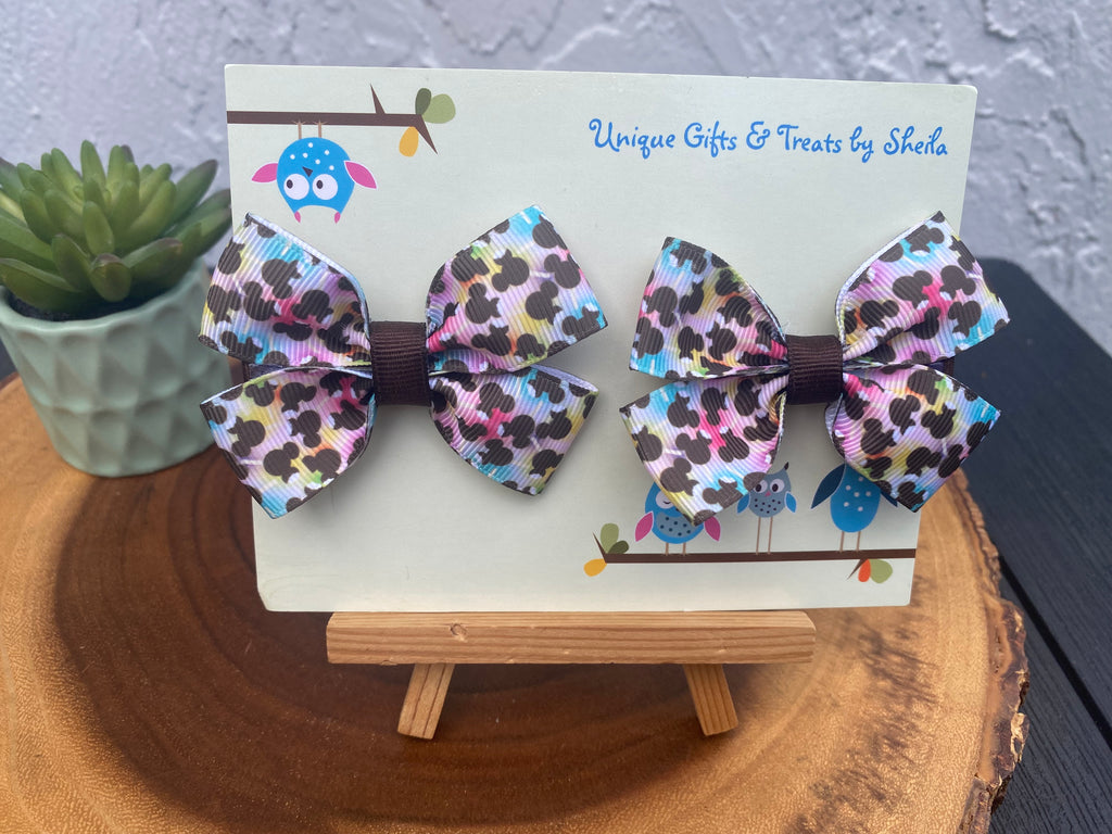 Disney Snacks; Ice Cream Bars Hairbows