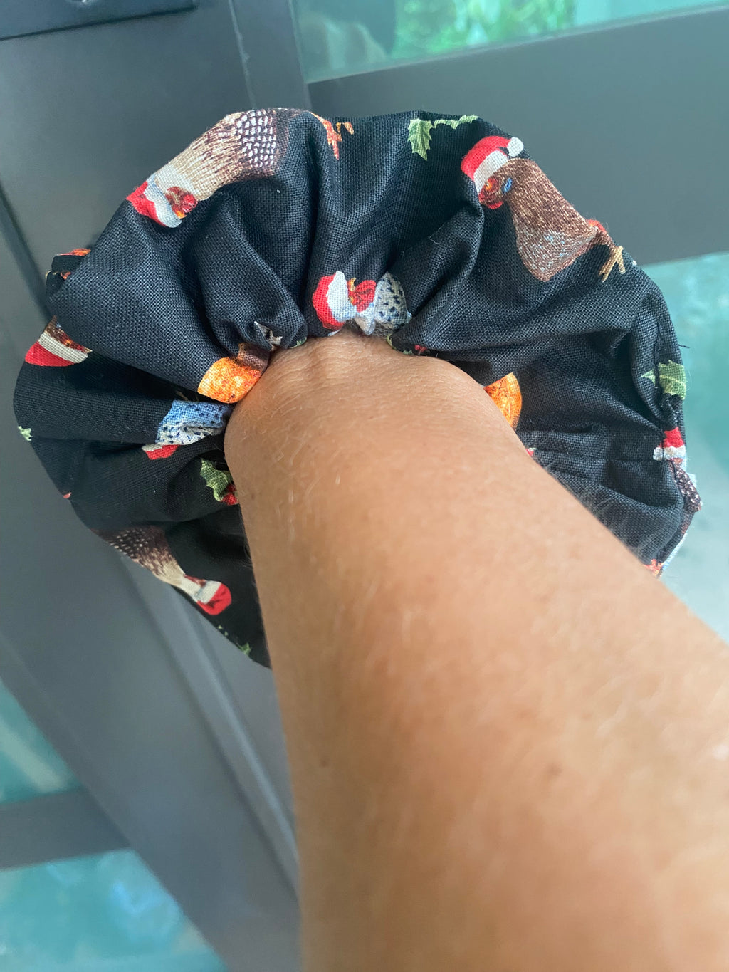 Christmas; Chicken Scrunchie