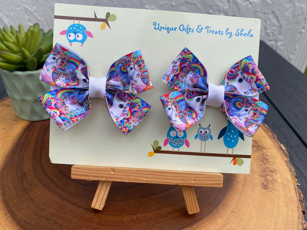 Unicorn Hairbows