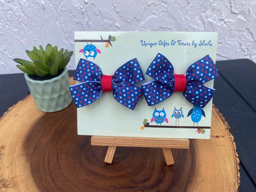 Fourth of July; Patriotic Hairbows