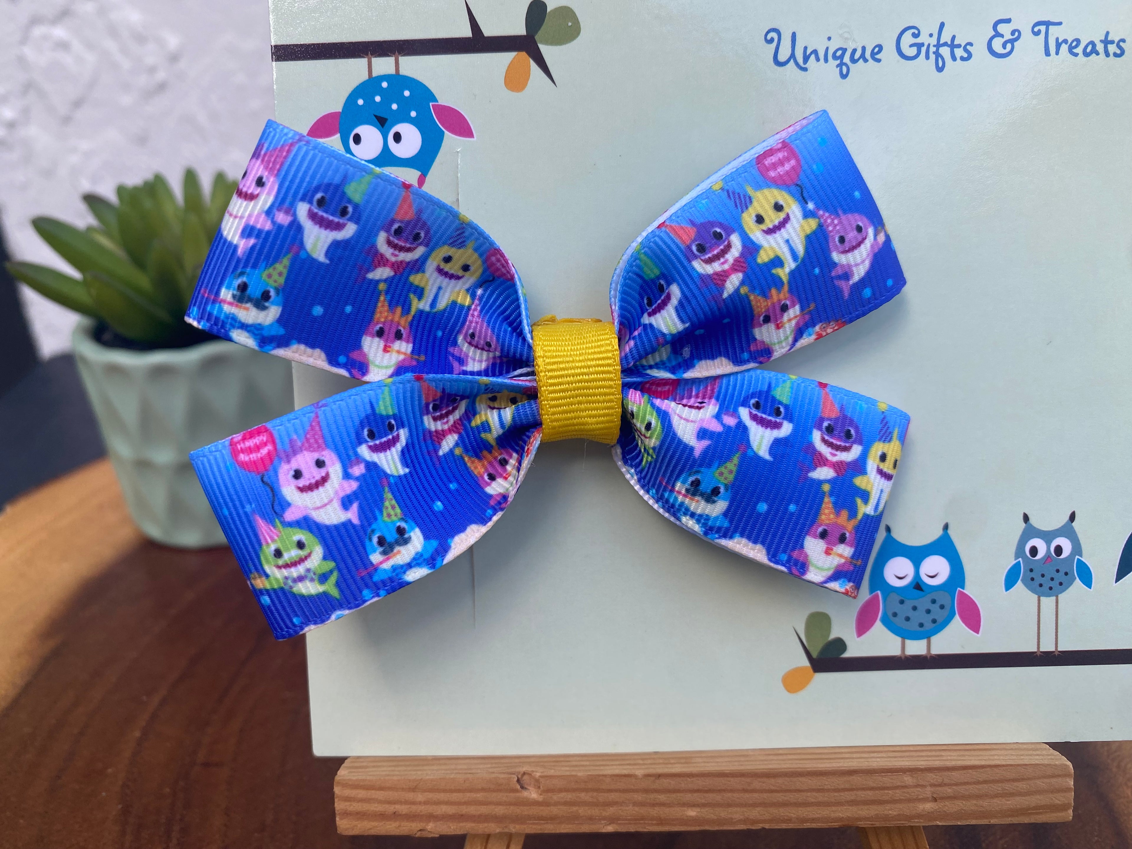 Party Sharks Hairbow