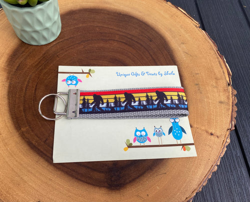 Bigfoot; Sasquatch Keychain; Keyfob