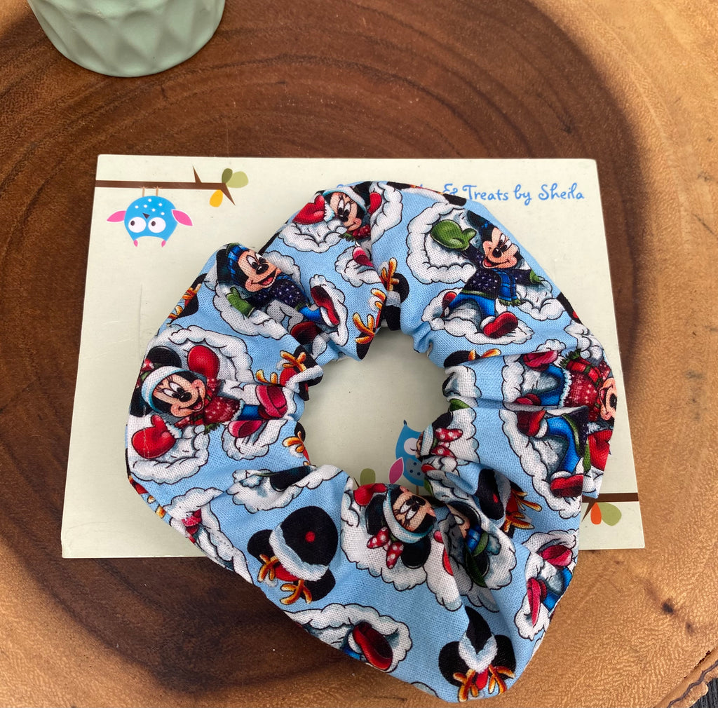 Disney Mickey Snow Angel Scrunchie