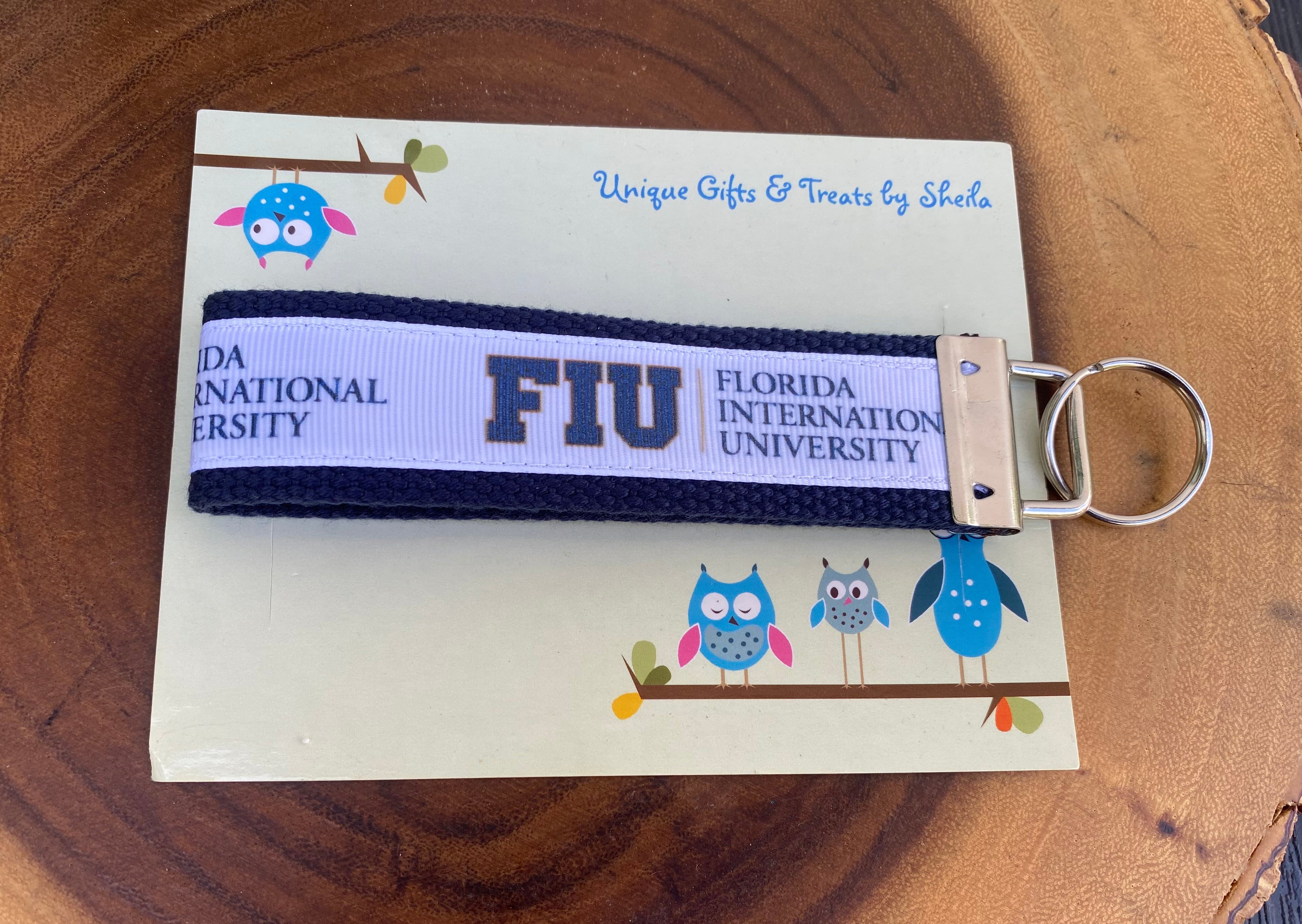 Florida College Keychain; Keyfob