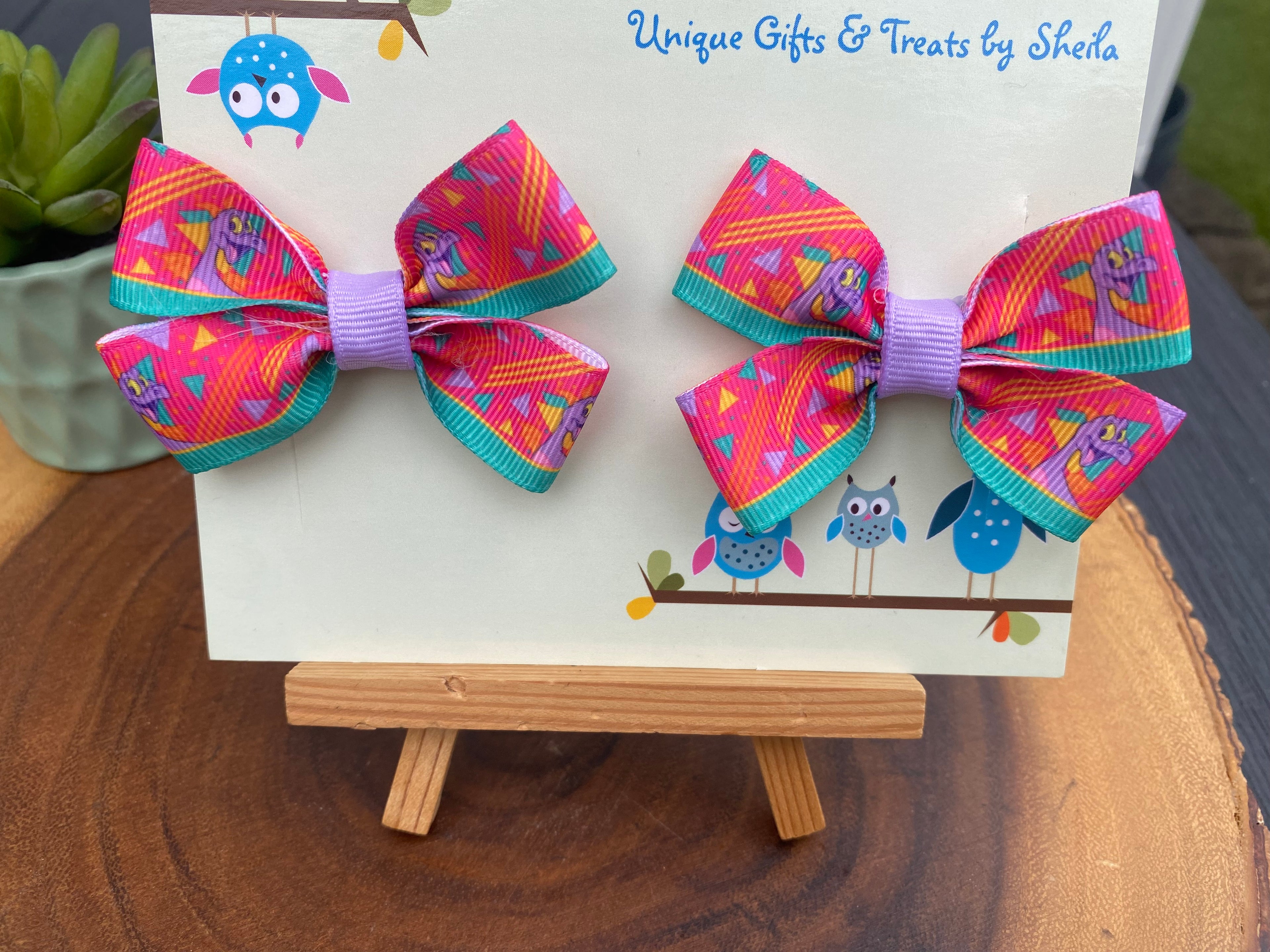 Figment; 1980’s Inspired Hairbows