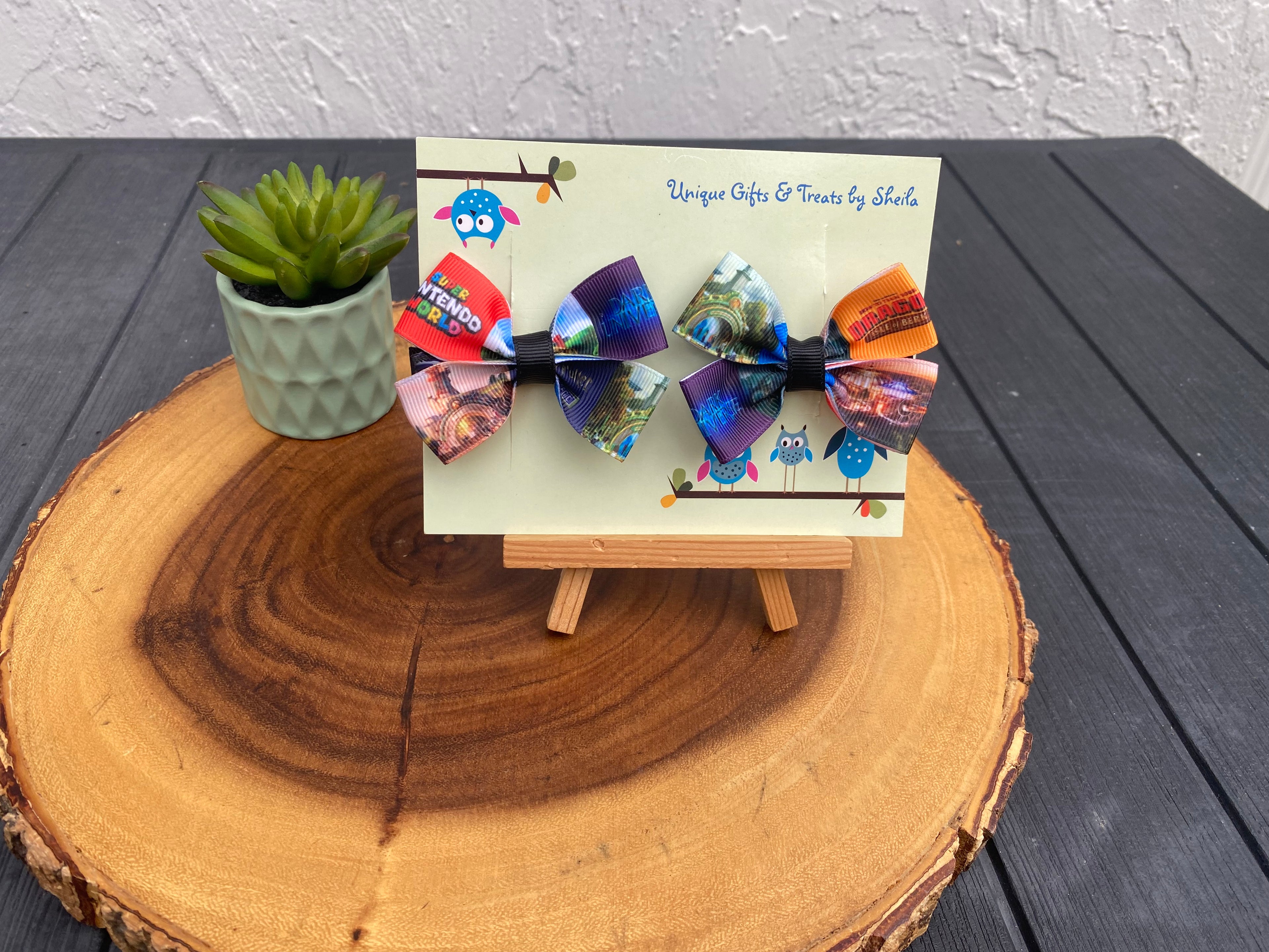 Orlando Theme Park Hairbows; Immersive Lands Hairbows