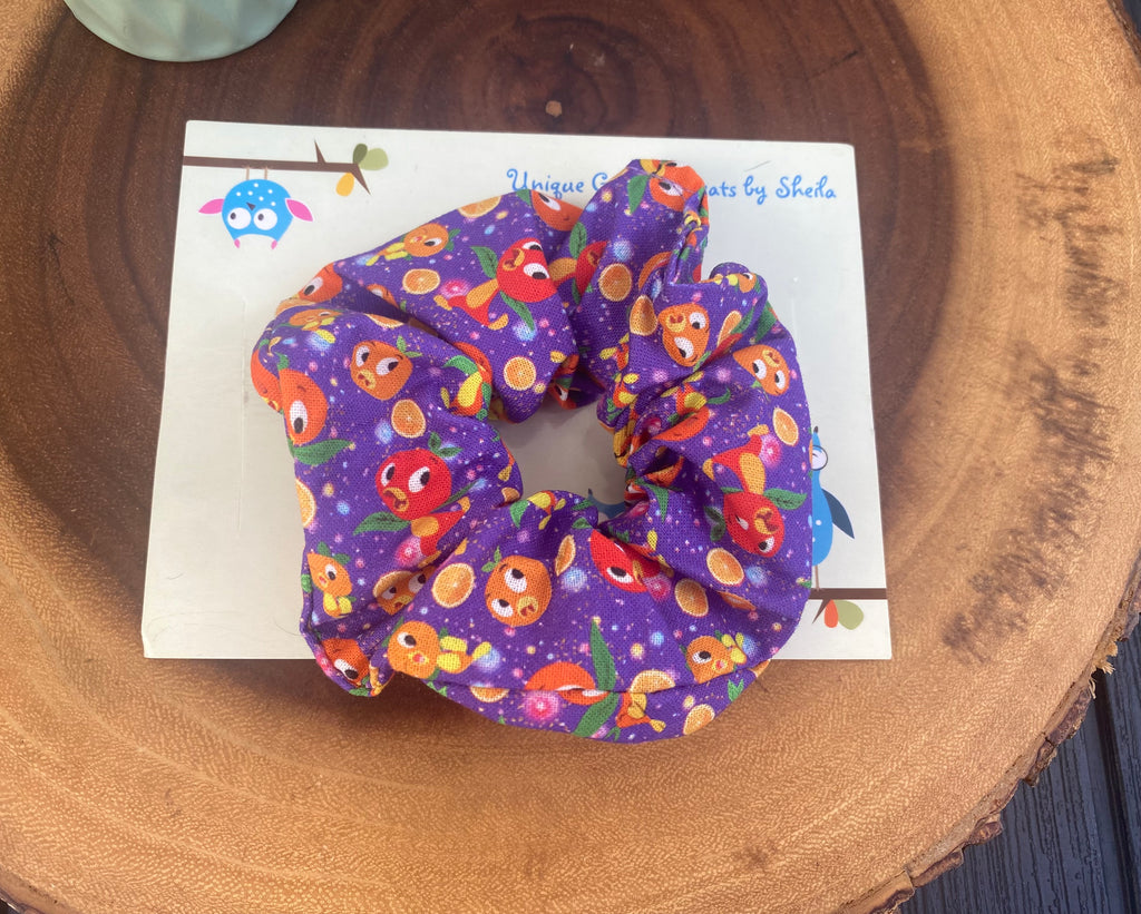 Orange Bird Scrunchie