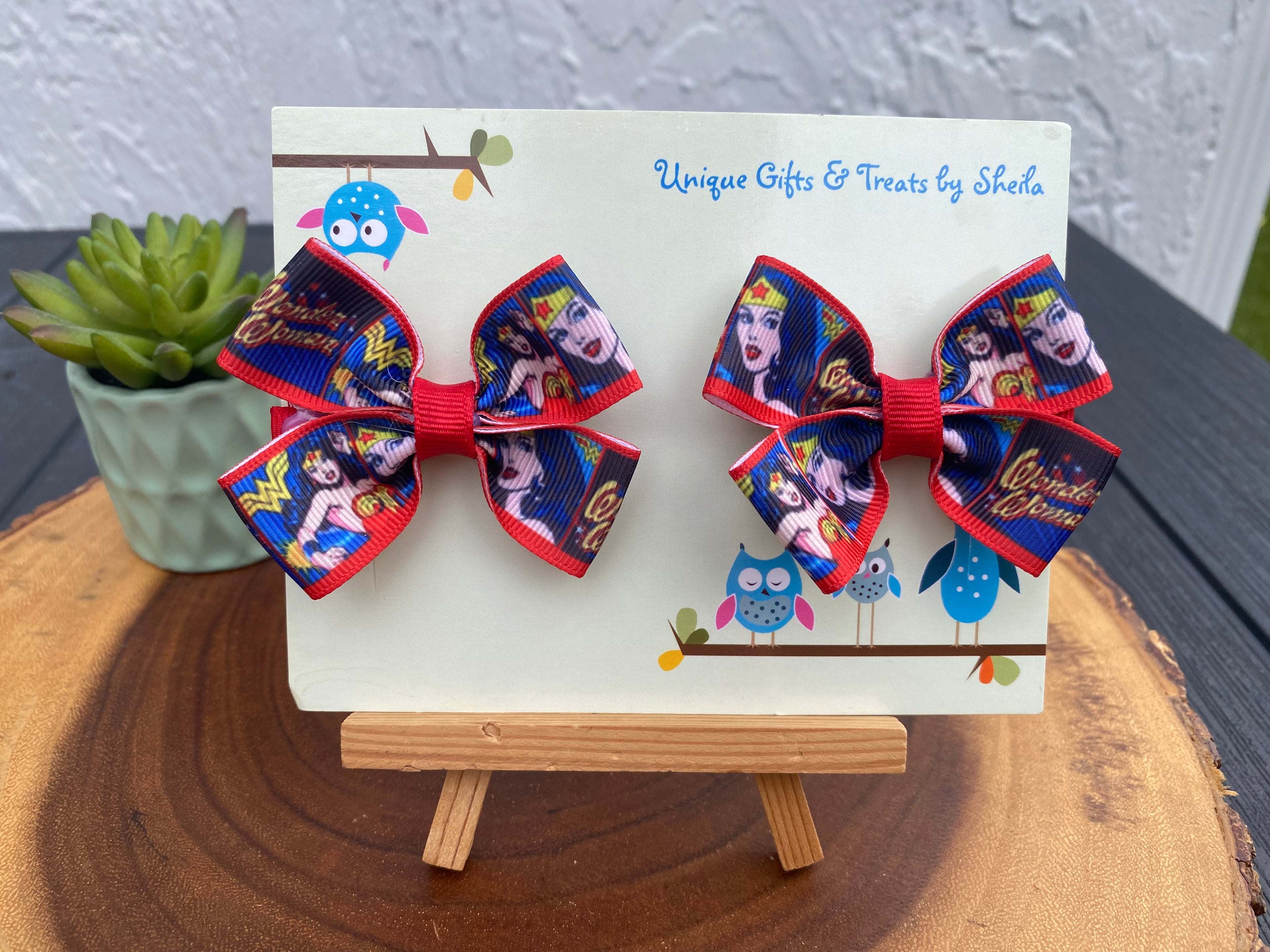 Wonder Woman Hairbows