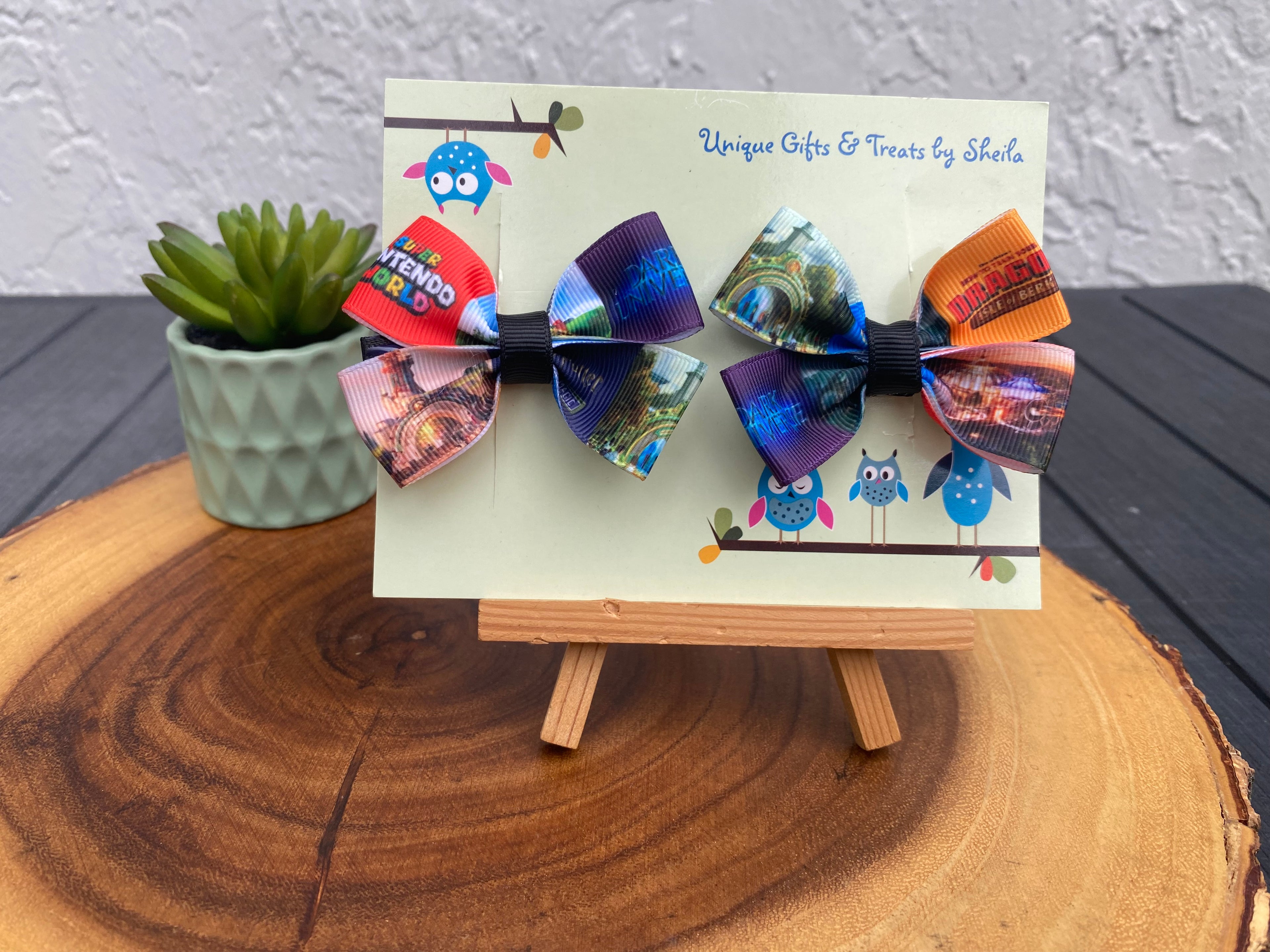 Orlando Theme Park Hairbows; Immersive Lands Hairbows
