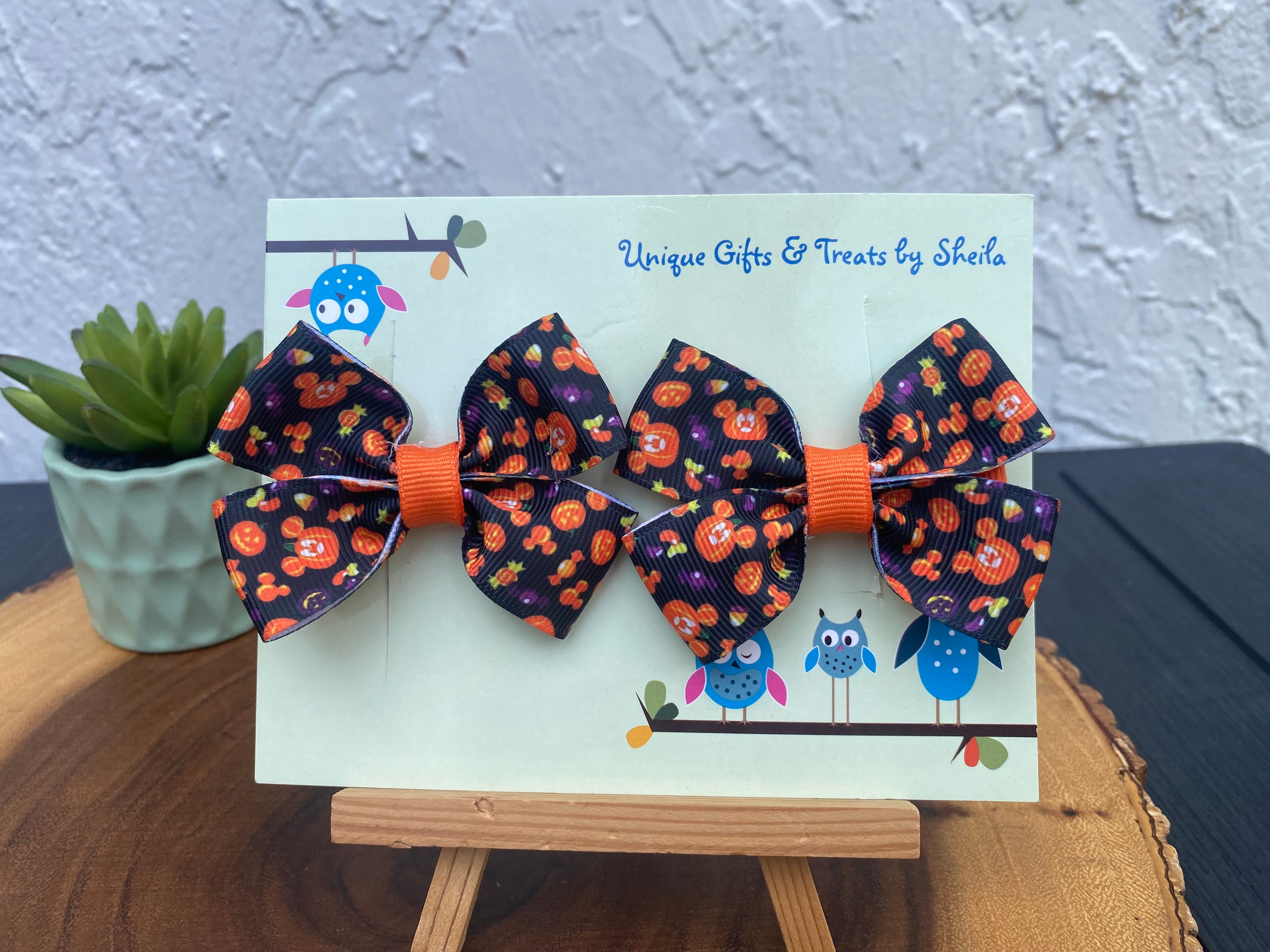 Disney Halloween Pumpkins Hairbows