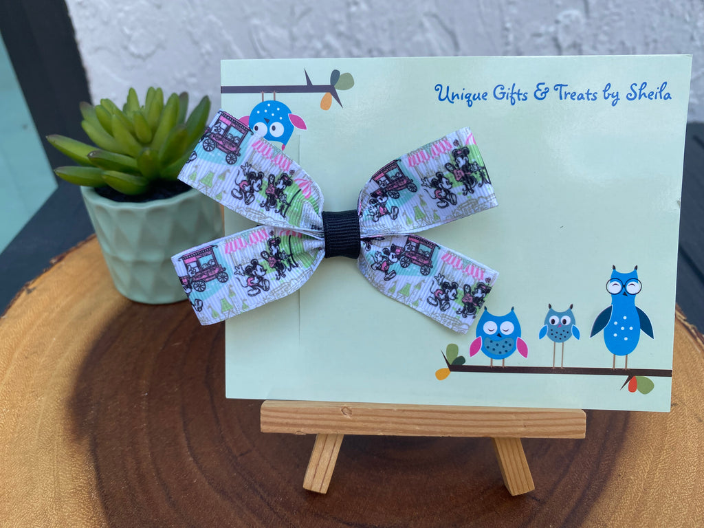 Mickey and Minnie Bistro Hairbow