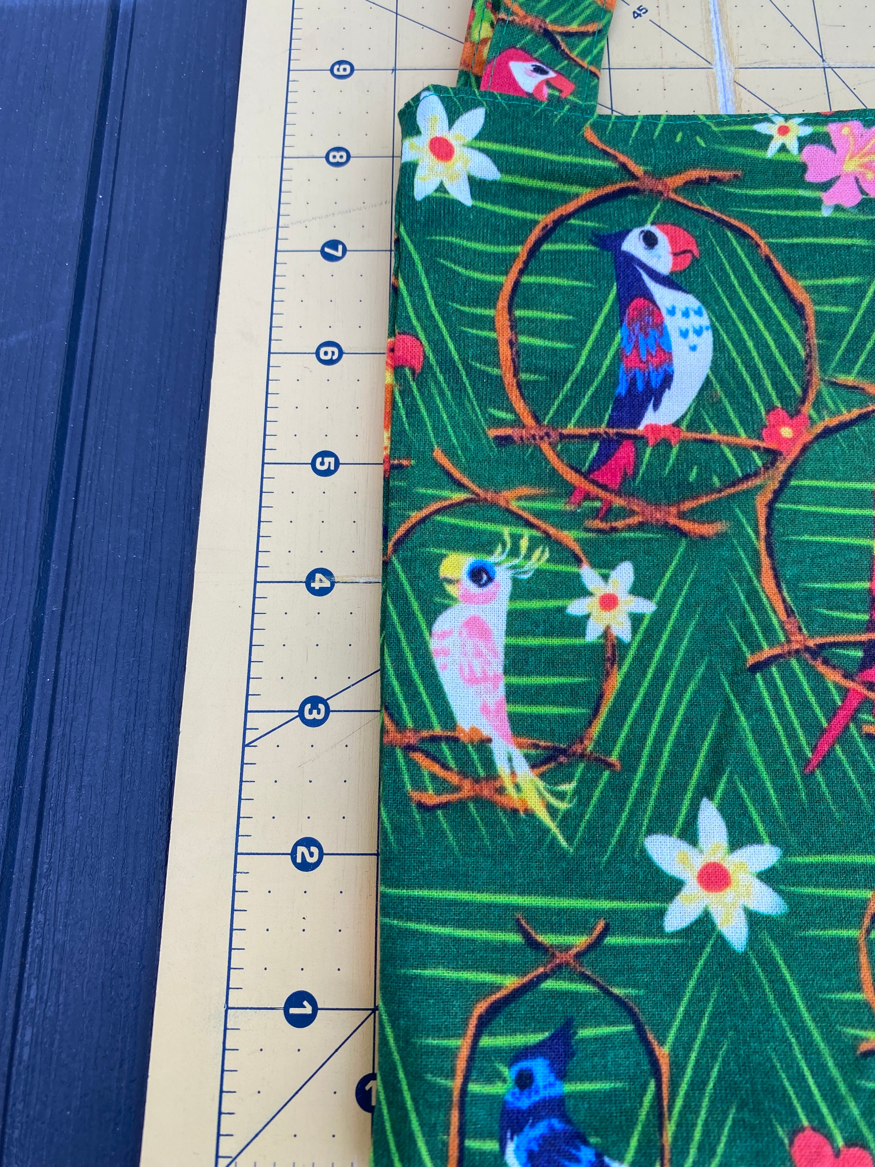 Tiki Room; Parrot Gift Bag; Tote