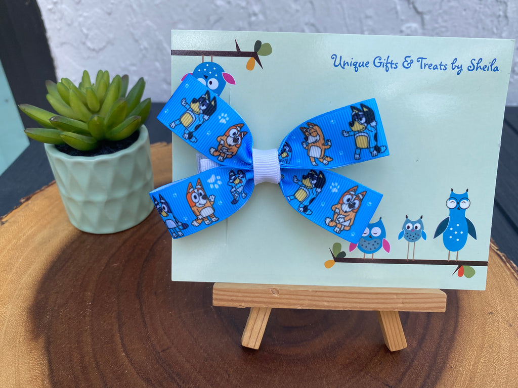Blue Heeler Dog Hairbow