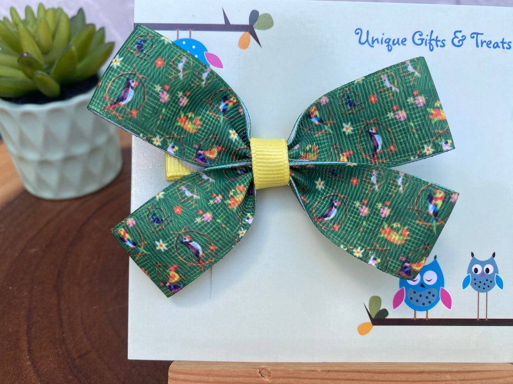 Tiki Room; Parrots Hairbow