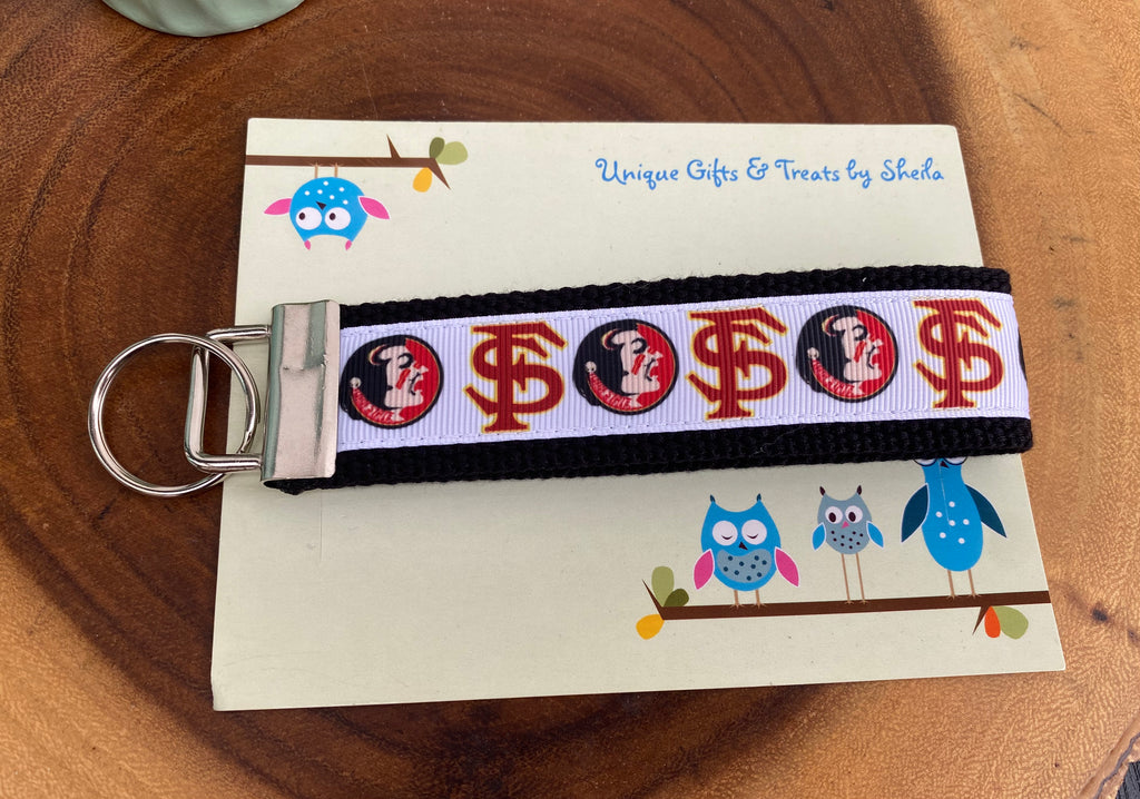 Florida College Keychain; Keyfob