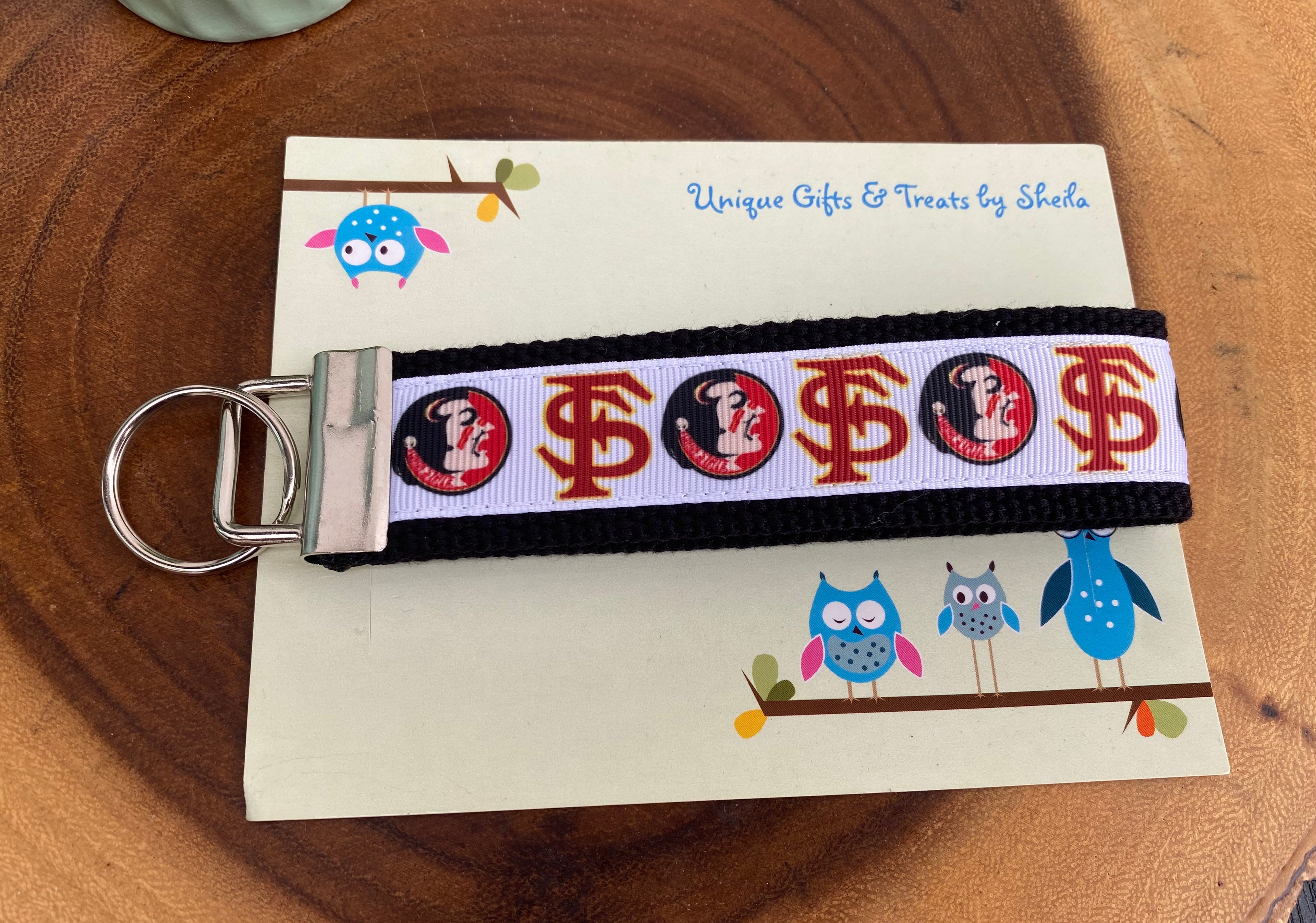 Florida College Keychain; Keyfob