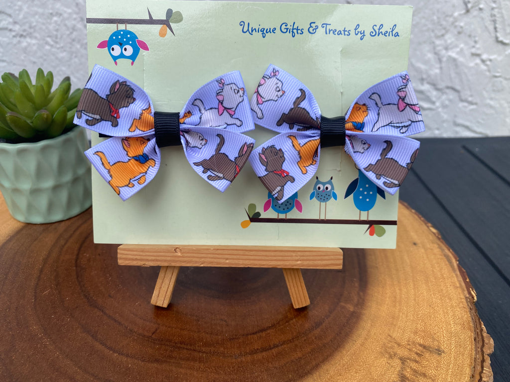 Disney Cats Hairbows; Marie Hairbows