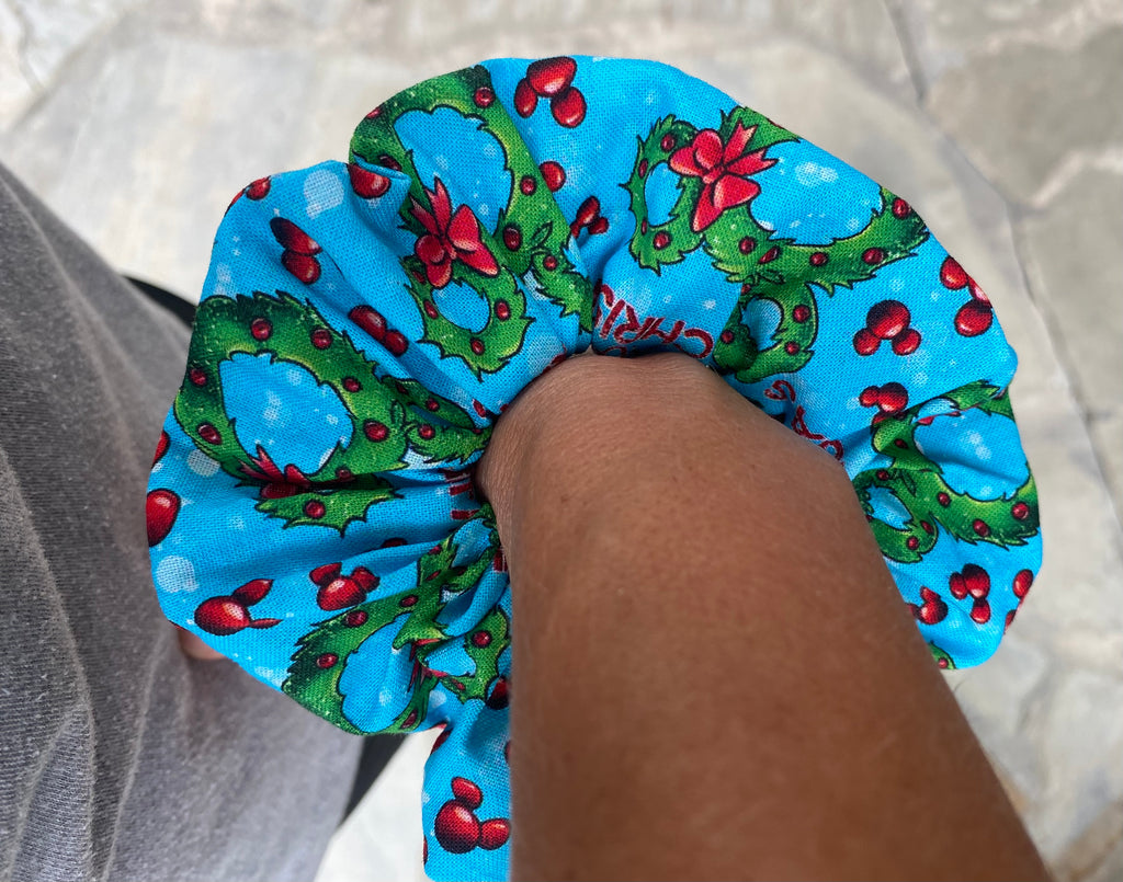 Disney Christmas Wreath Scrunchie