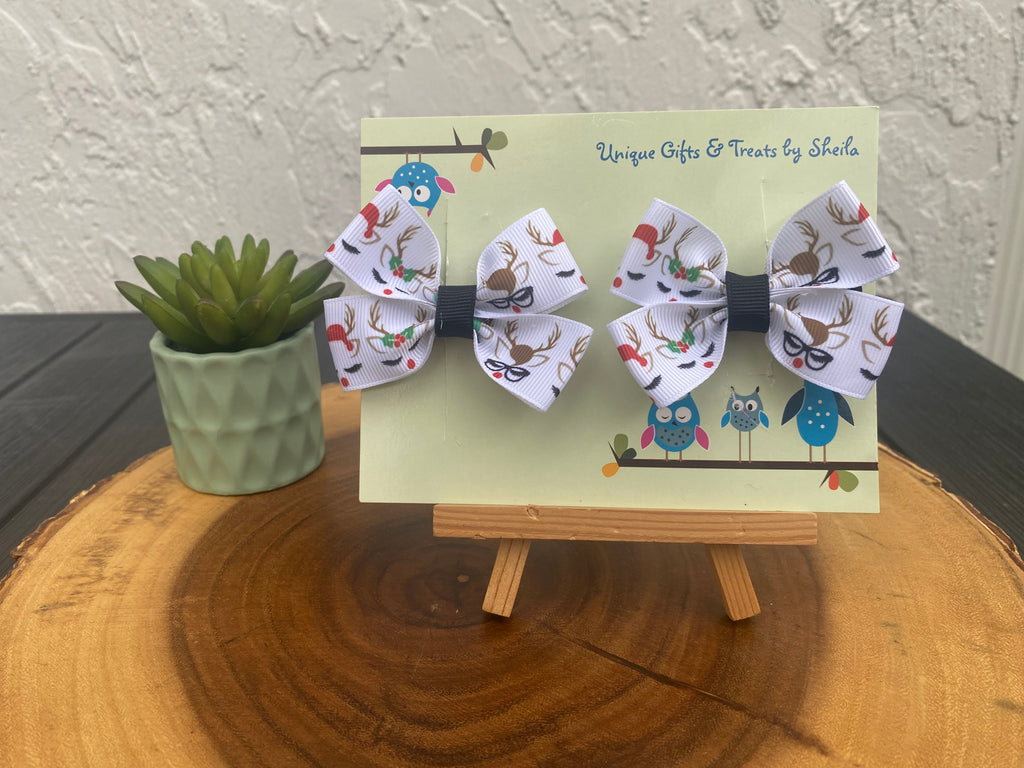 Reindeer Hairbows