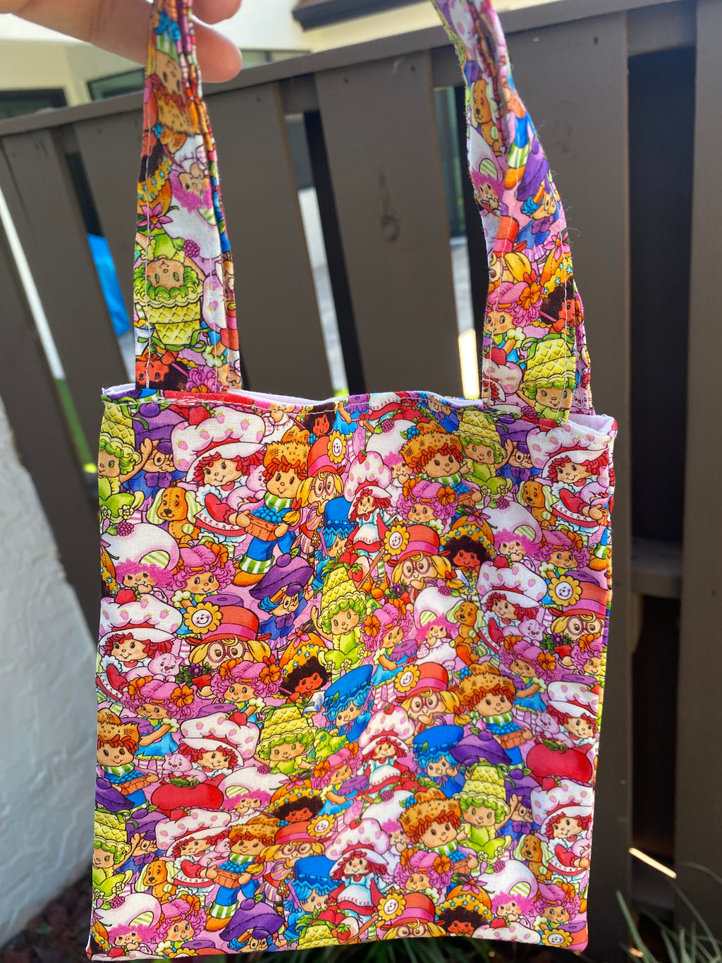 Strawberry Doll and Friends Gift Bag; Tote