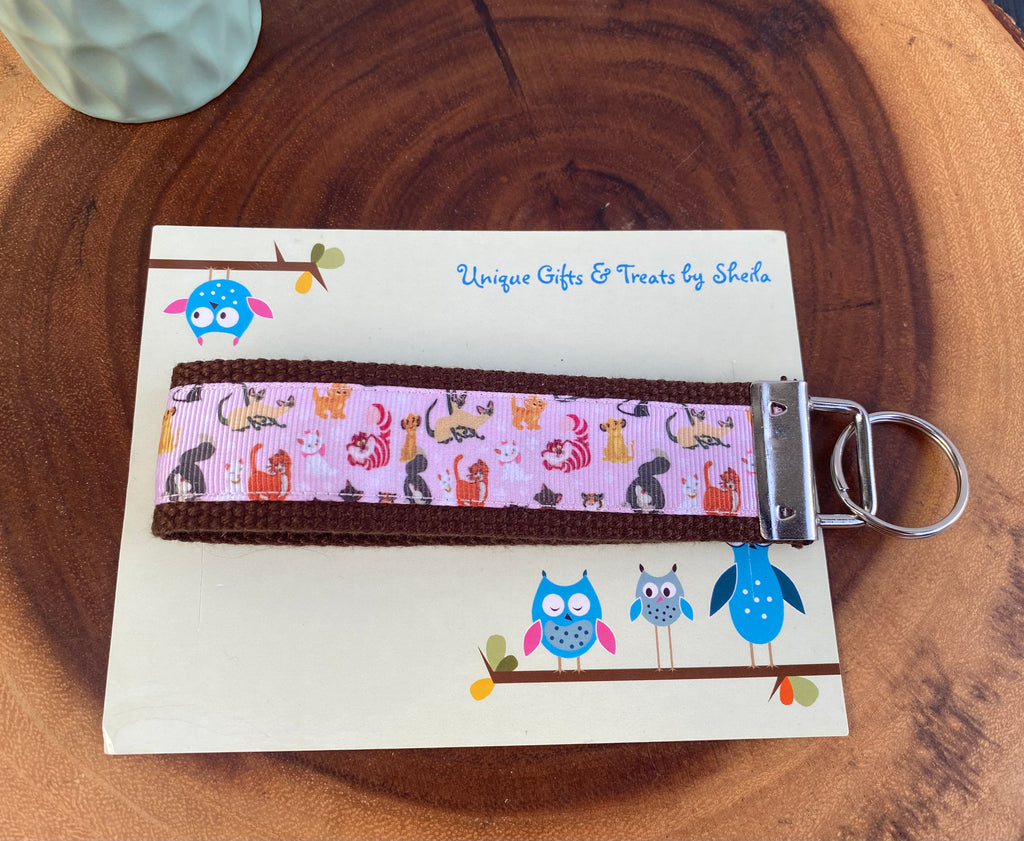 Disney Cats Keychain;Keyfob